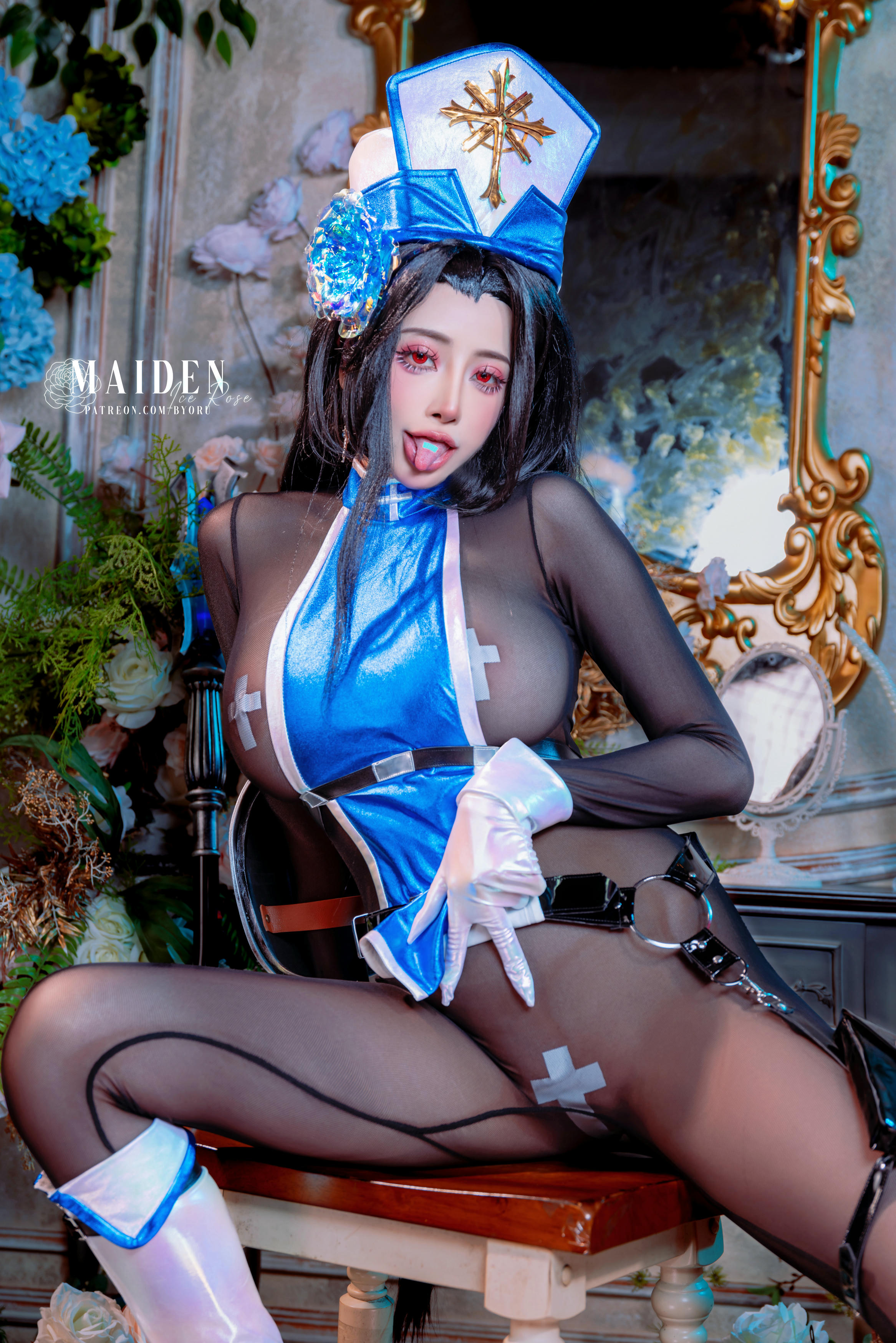 日本coser-Byoru NO.276 梅登 冰玫瑰 [56P18V 4.32GB]_第1集