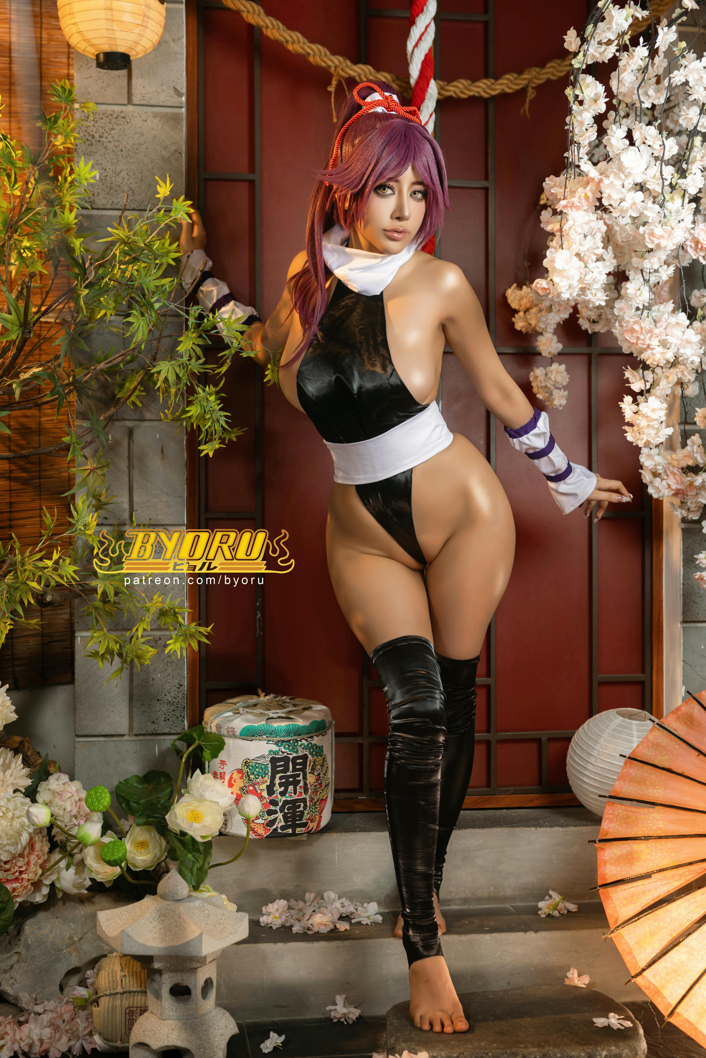 日本coser-Byoru NO.282 Yoruichi [73P18V 2.97GB]_第1集