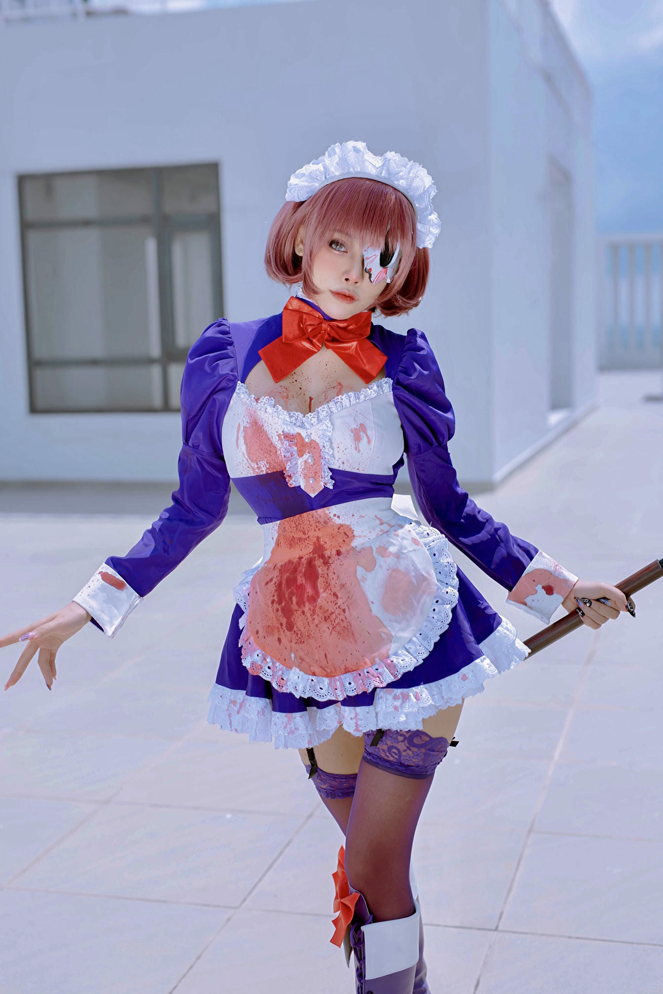 日本coser-Byoru NO.031 Maid Mask [50P-76MB]_第1集