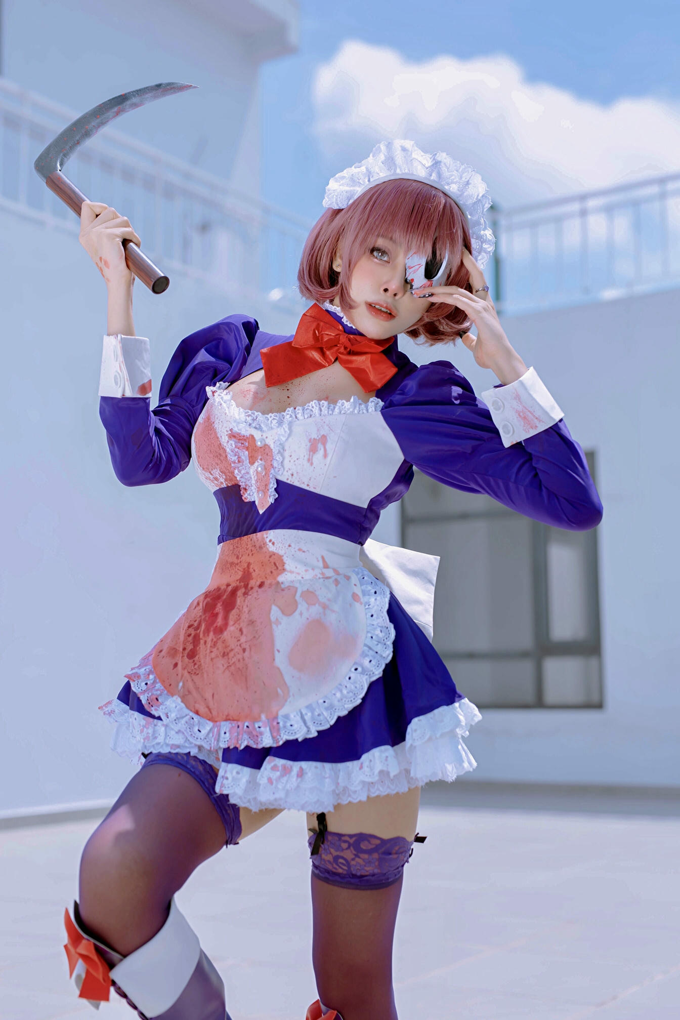 日本coser-Byoru NO.031 Maid Mask [50P-76MB]_第1集