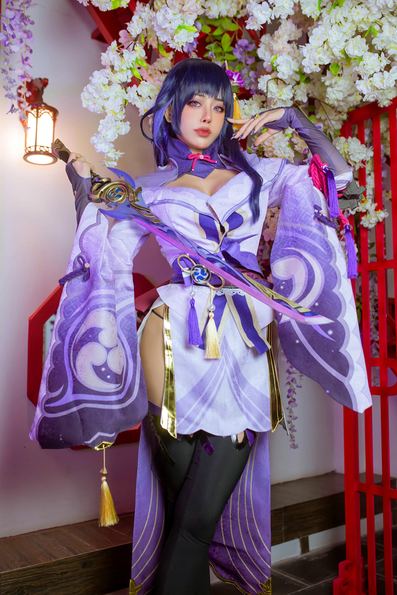 日本coser-Byoru NO.034 Raiden Shogun [72P4V-1.36GB]_第1集