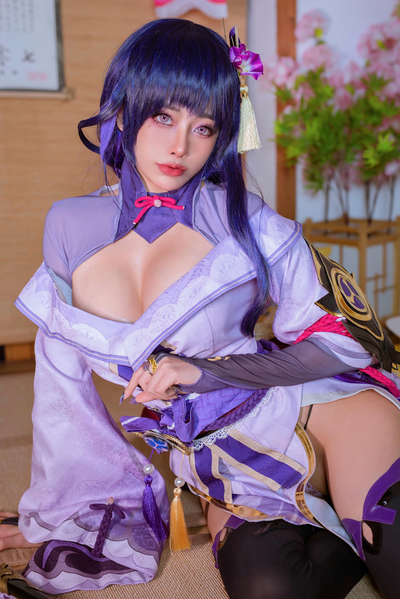 日本coser-Byoru NO.034 Raiden Shogun [72P4V-1.36GB]_第1集