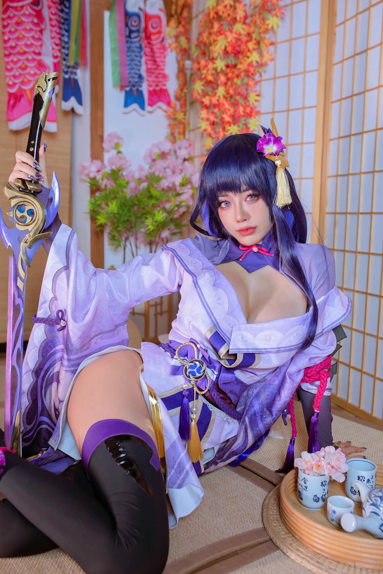 日本coser-Byoru NO.034 Raiden Shogun [72P4V-1.36GB]_第2集