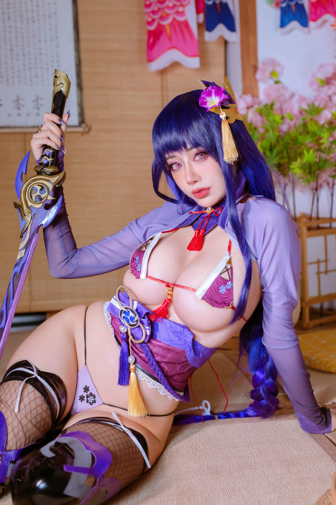 日本coser-Byoru NO.034 Raiden Shogun [72P4V-1.36GB]_第3集