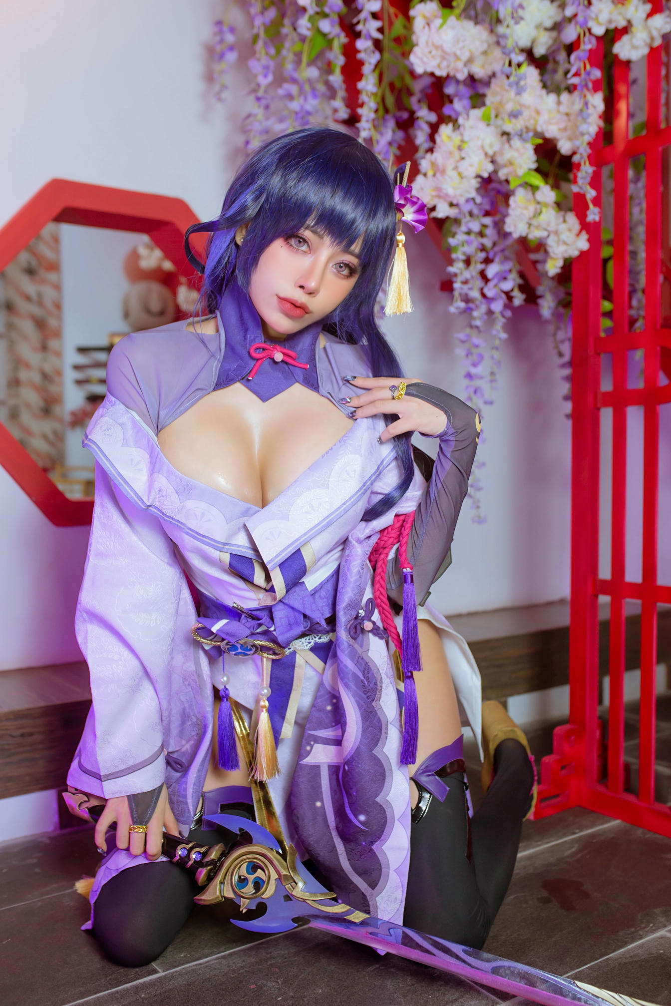 日本coser-Byoru NO.034 Raiden Shogun [72P4V-1.36GB]_第3集