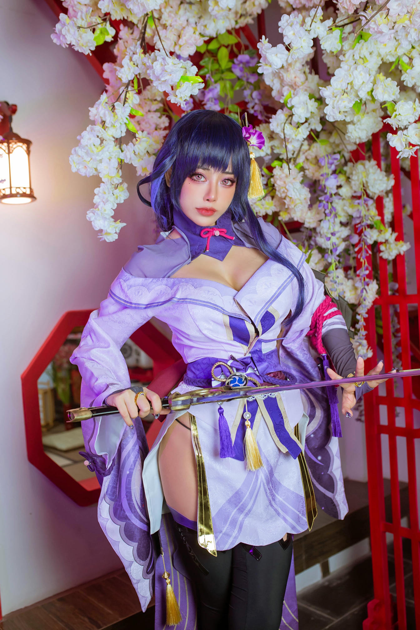 日本coser-Byoru NO.034 Raiden Shogun [72P4V-1.36GB]_第1集