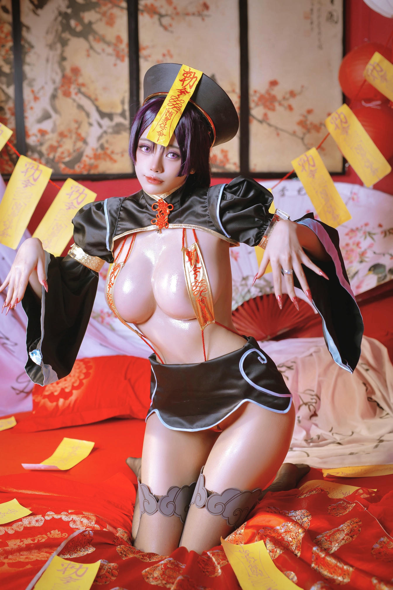 日本coser-Byoru NO.006 Mama Jiangshi 小僵尸 [39P16V-732MB]-HD_第1集