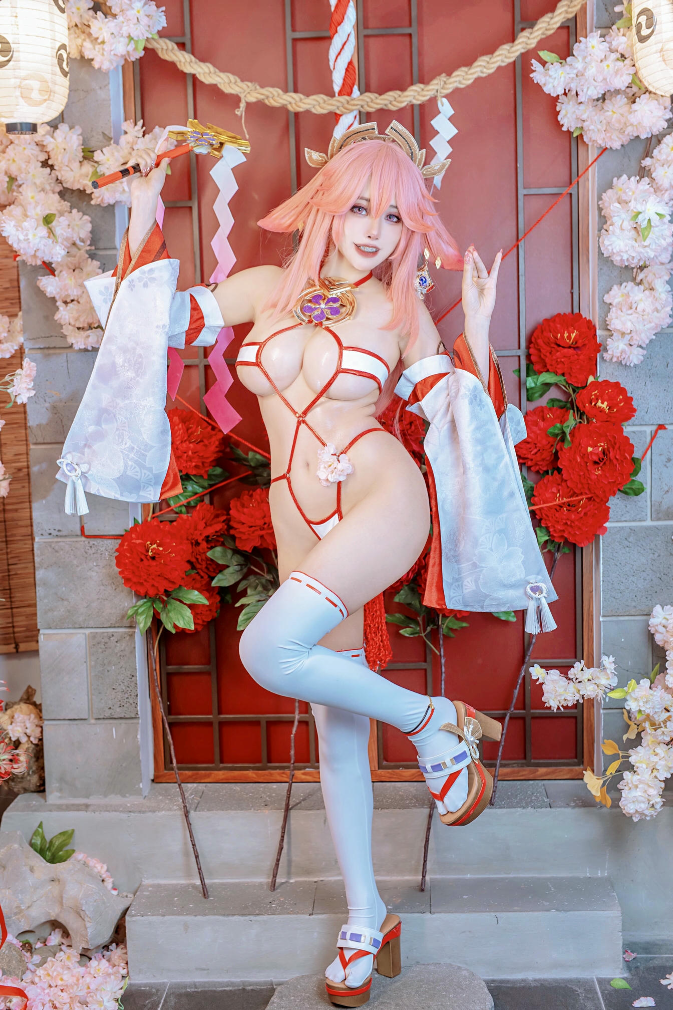 日本coser-Byoru NO.067 Yae Miko x Raiden Shogun [95P-242MB]_第4集