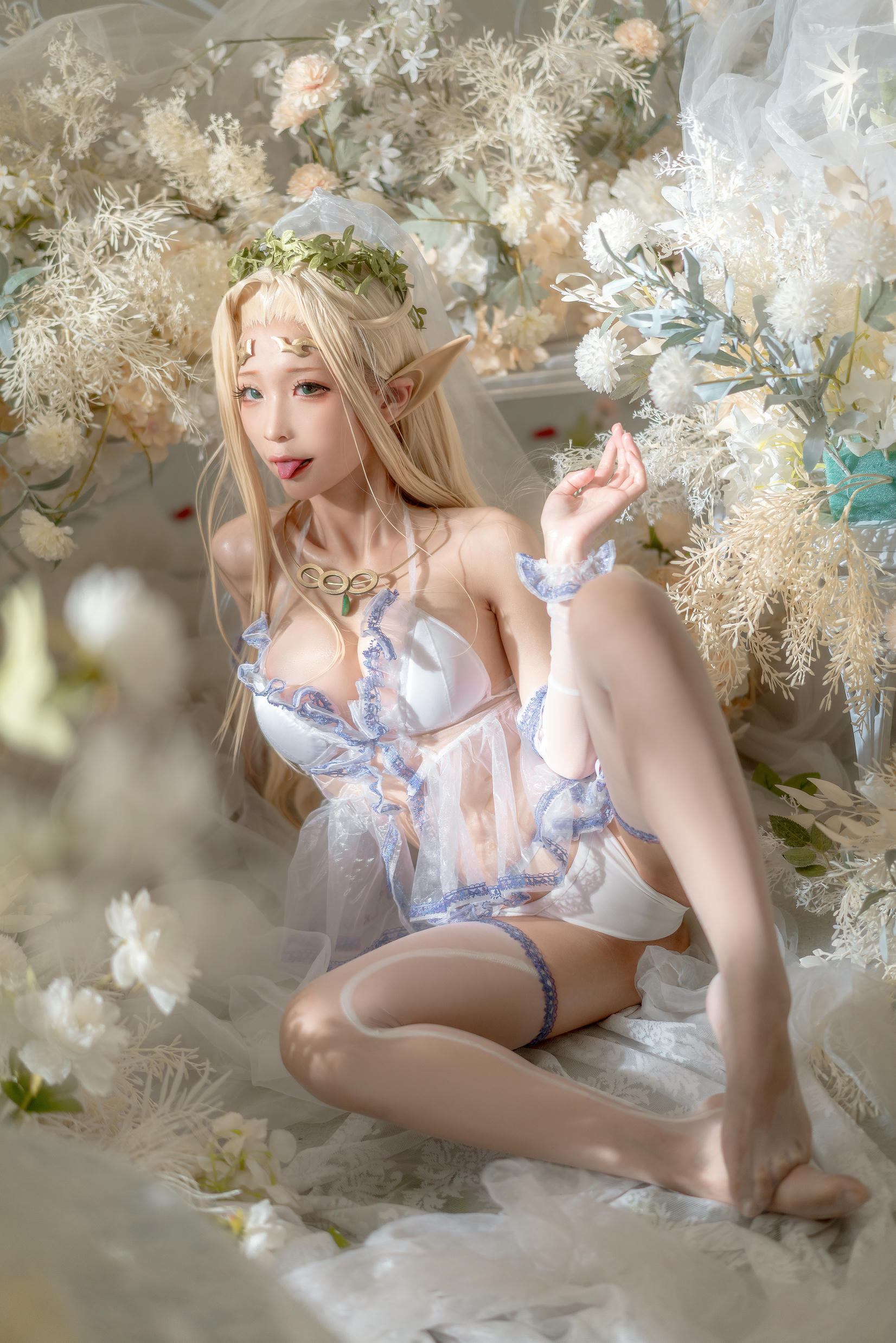 蠢沫沫 NO.116 白精灵-婚纱 [60P-674MB]_第3集