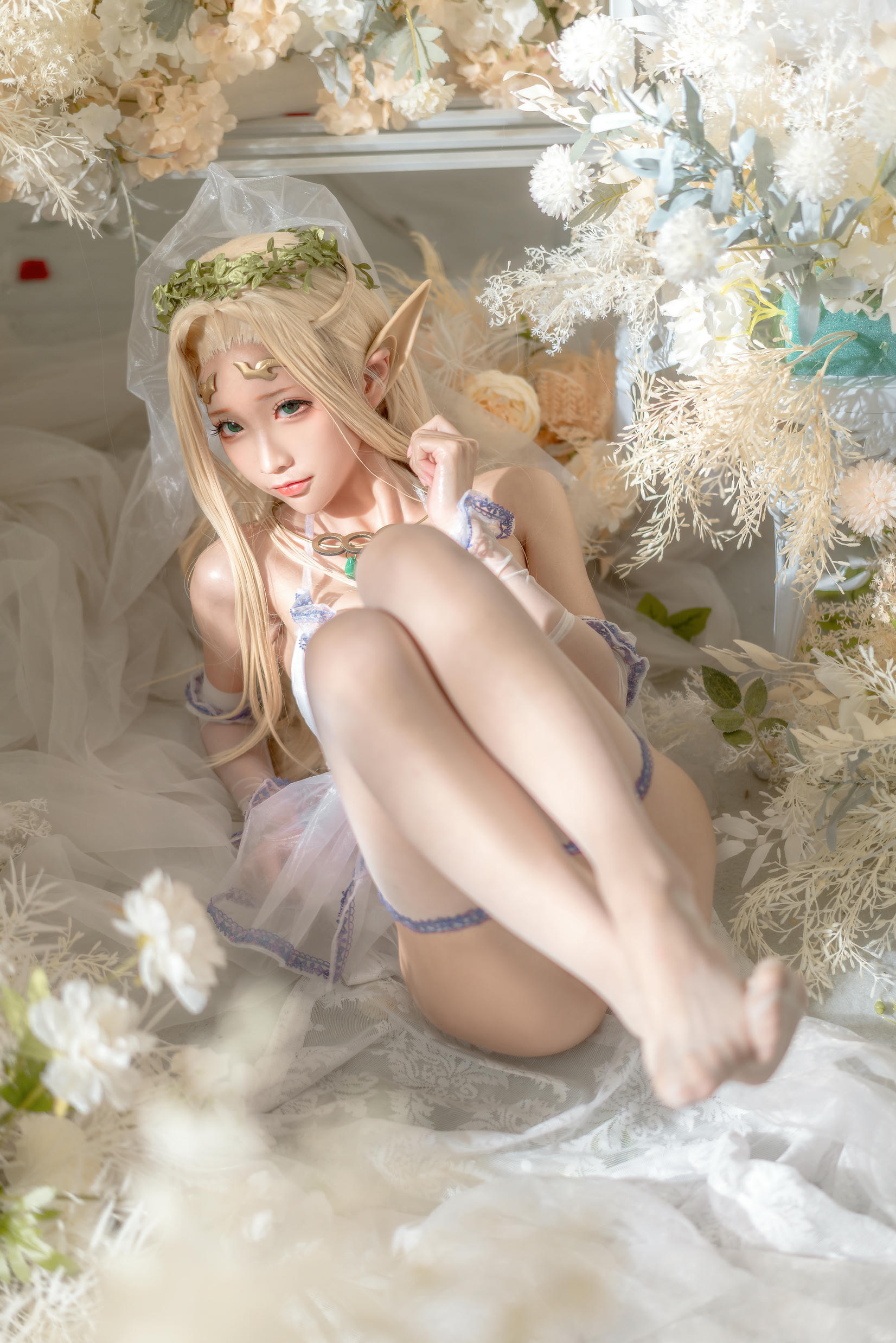 蠢沫沫 NO.116 白精灵-婚纱 [60P-674MB]_第3集