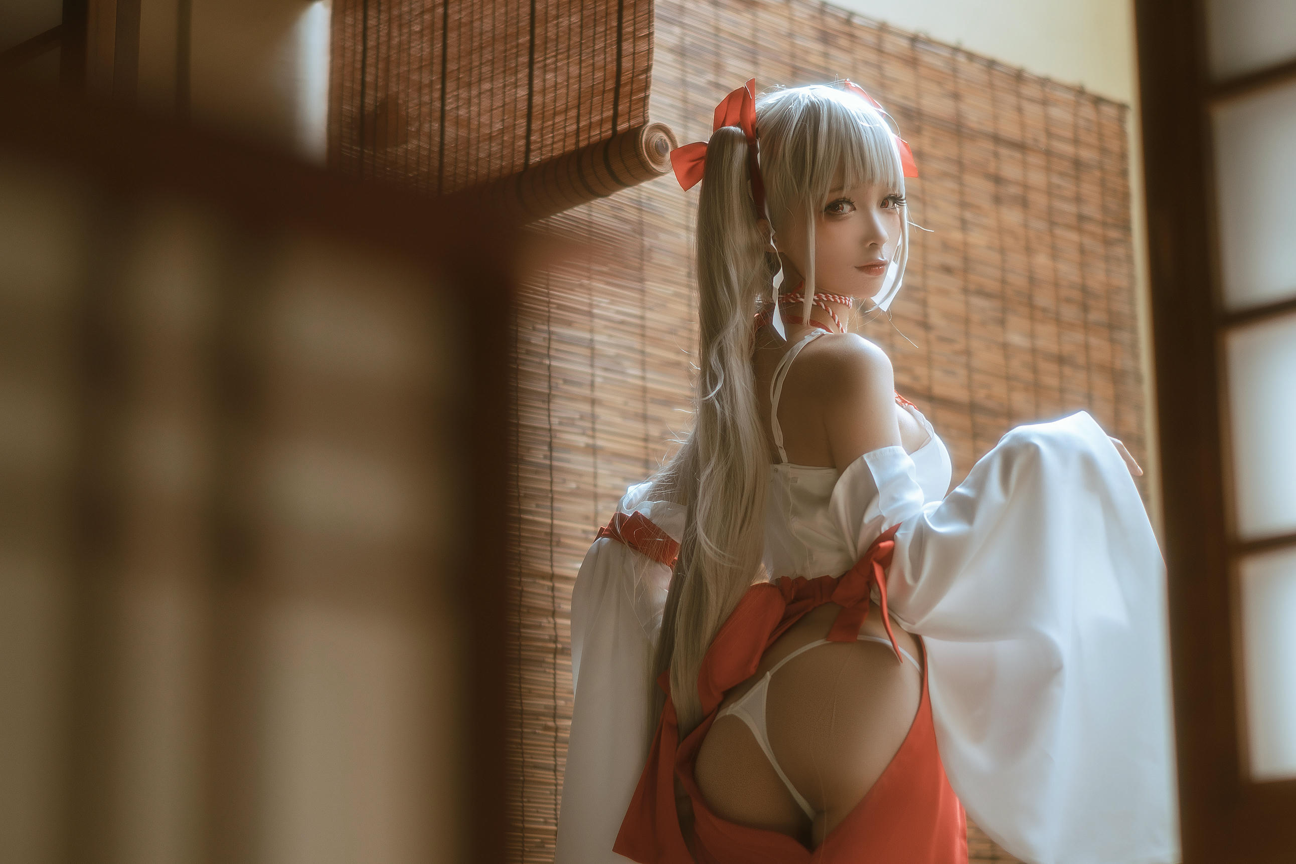 蠢沫沫 NO.130 可畏  巫女 [55P 787MB]_第2集