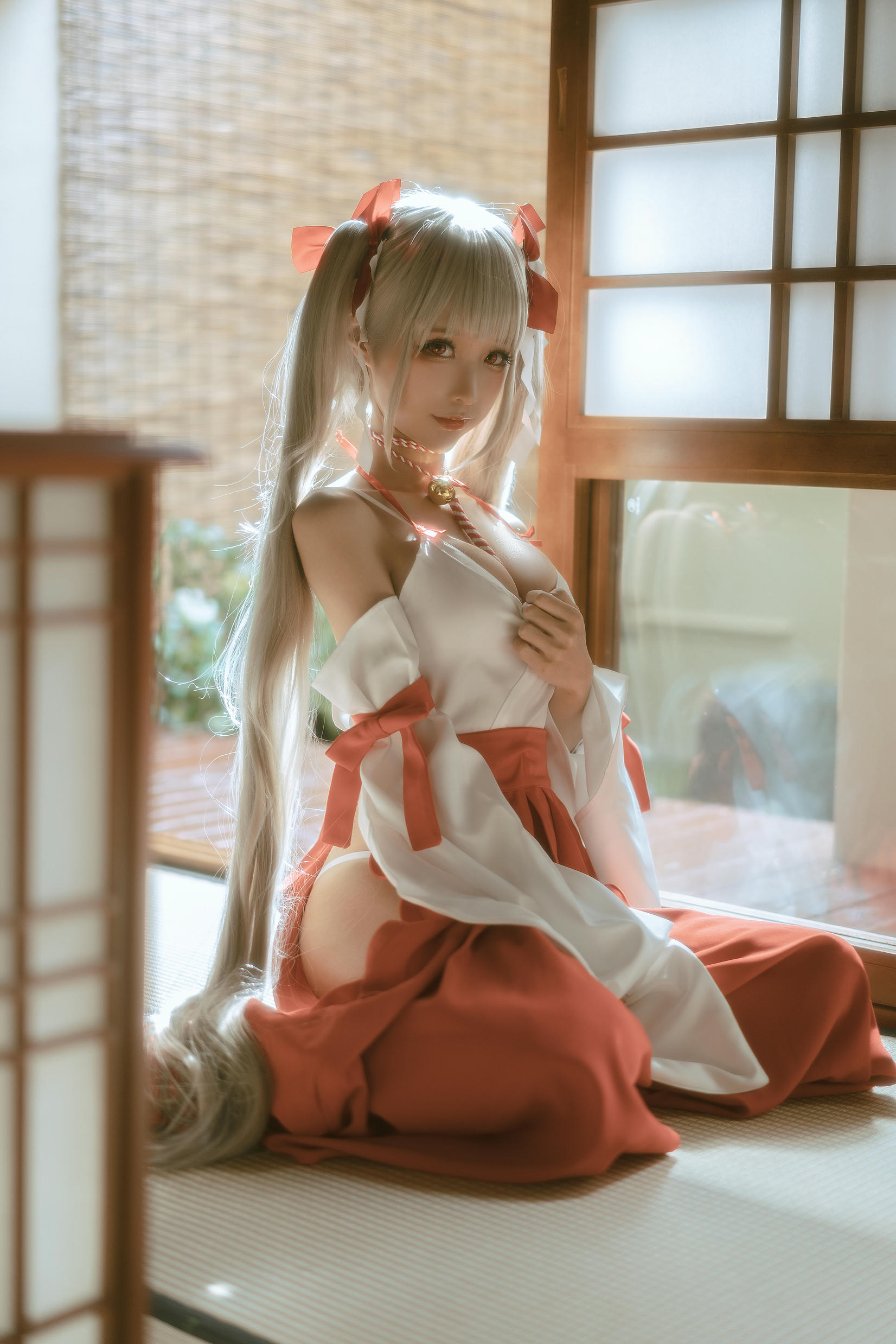 蠢沫沫 NO.130 可畏  巫女 [55P 787MB]_第2集