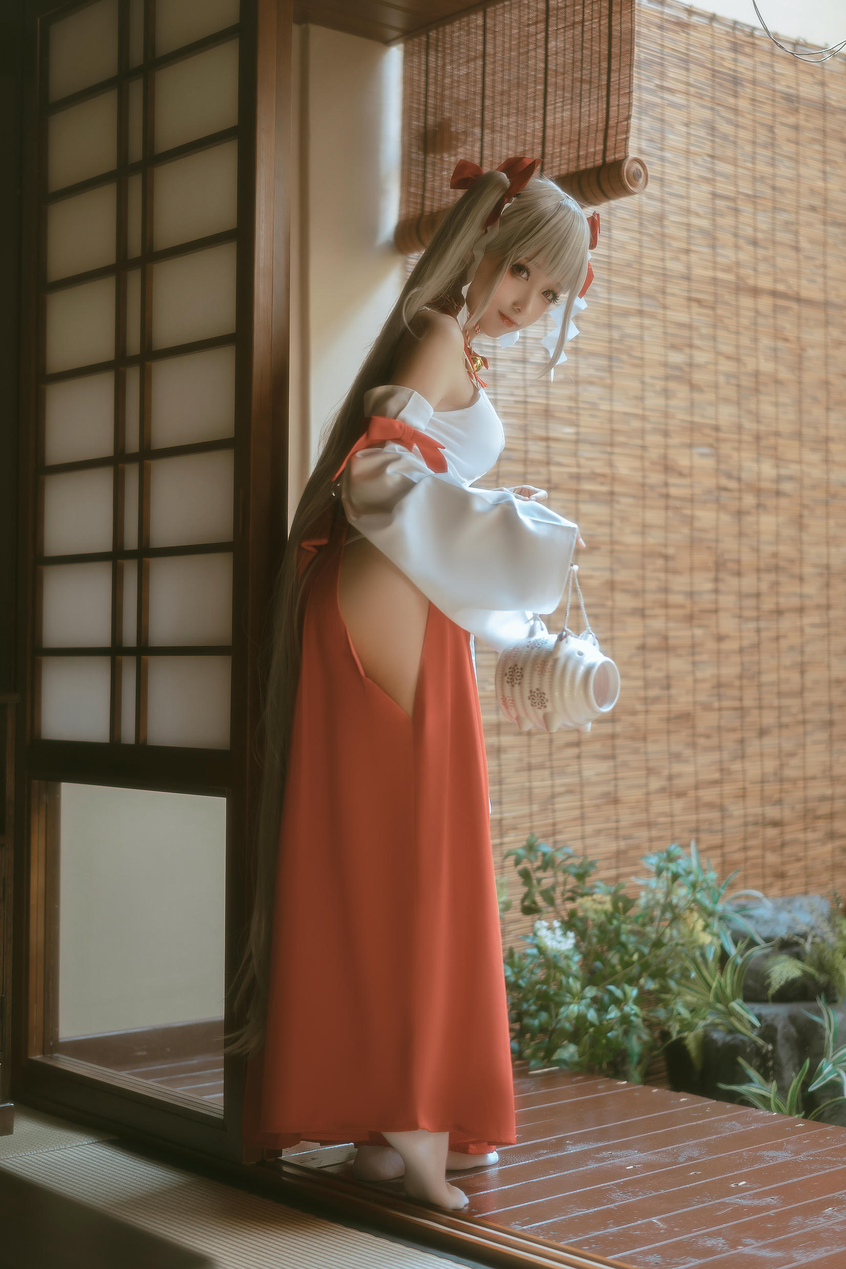 蠢沫沫 NO.130 可畏  巫女 [55P 787MB]_第1集
