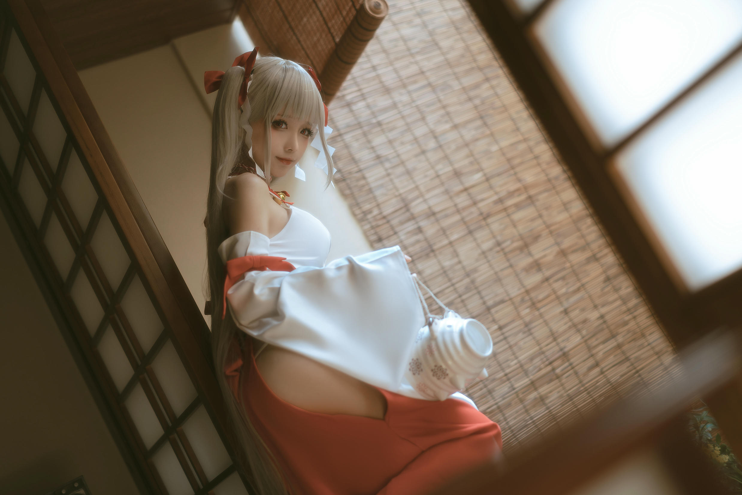 蠢沫沫 NO.130 可畏  巫女 [55P 787MB]_第1集