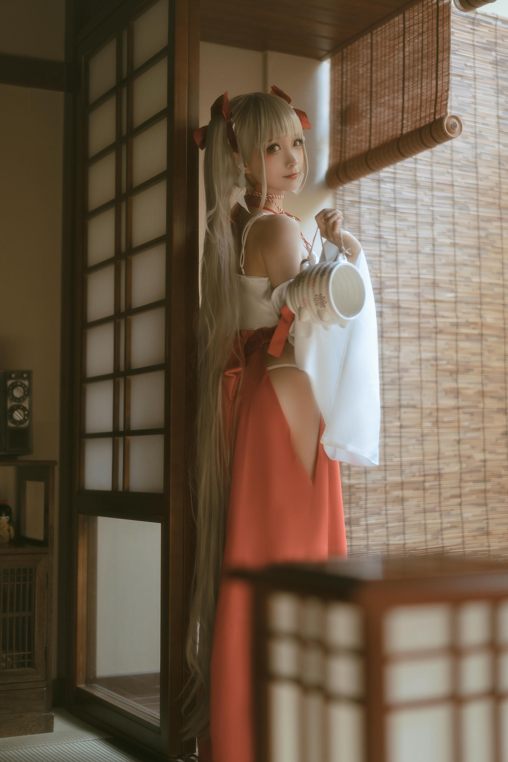 蠢沫沫 NO.130 可畏  巫女 [55P 787MB]_第1集