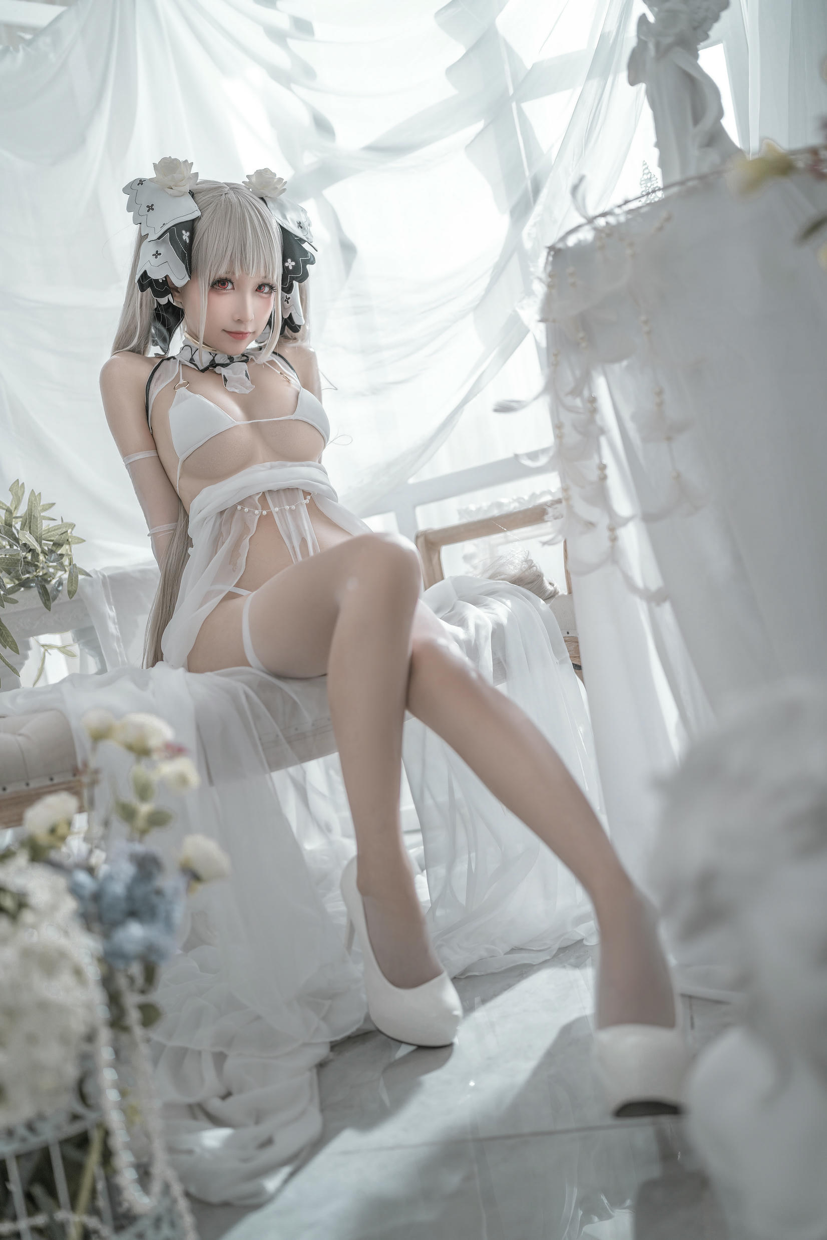 蠢沫沫 NO.131 可畏 婚纱[57P 574MB]_第2集