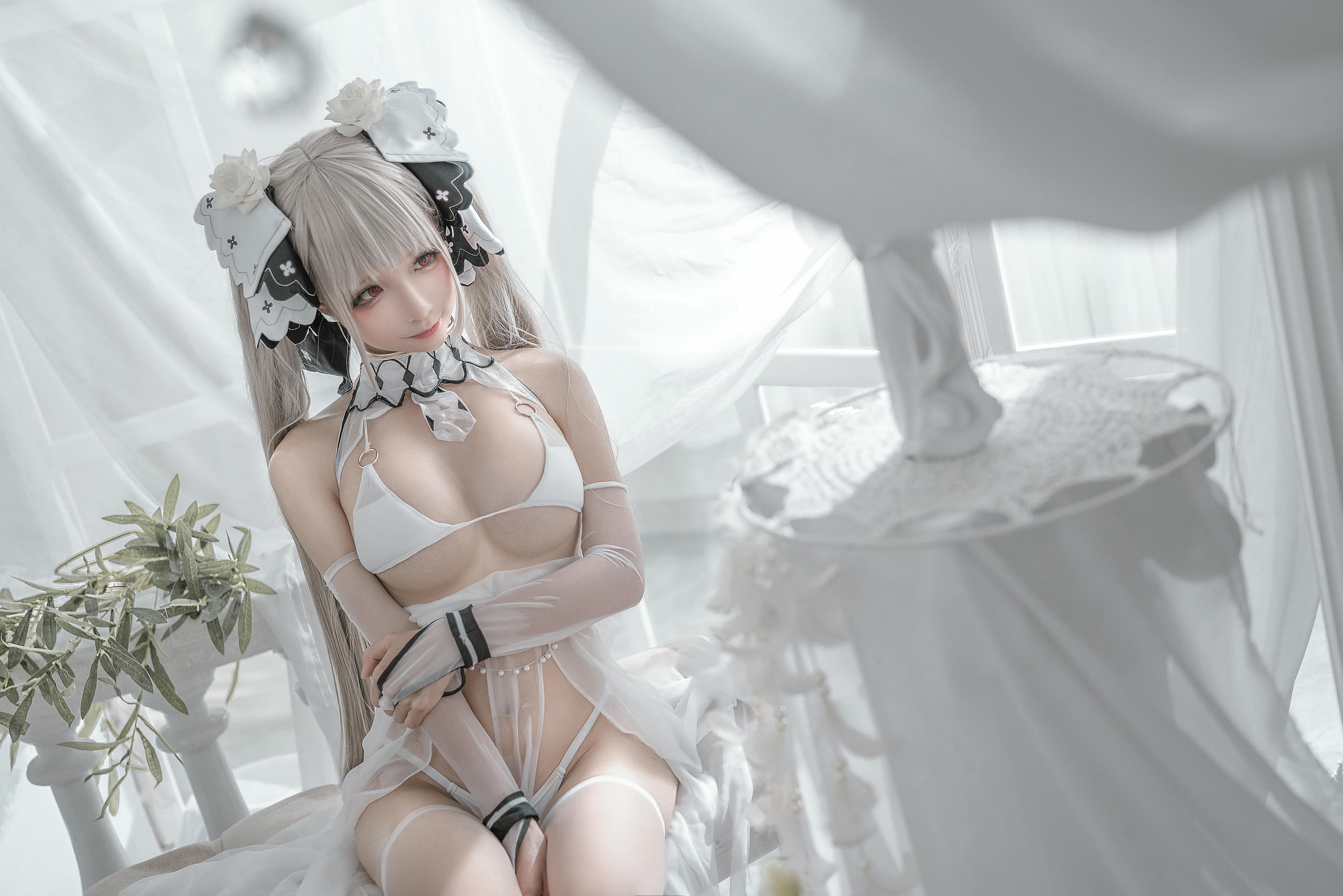 蠢沫沫 NO.131 可畏 婚纱[57P 574MB]_第2集