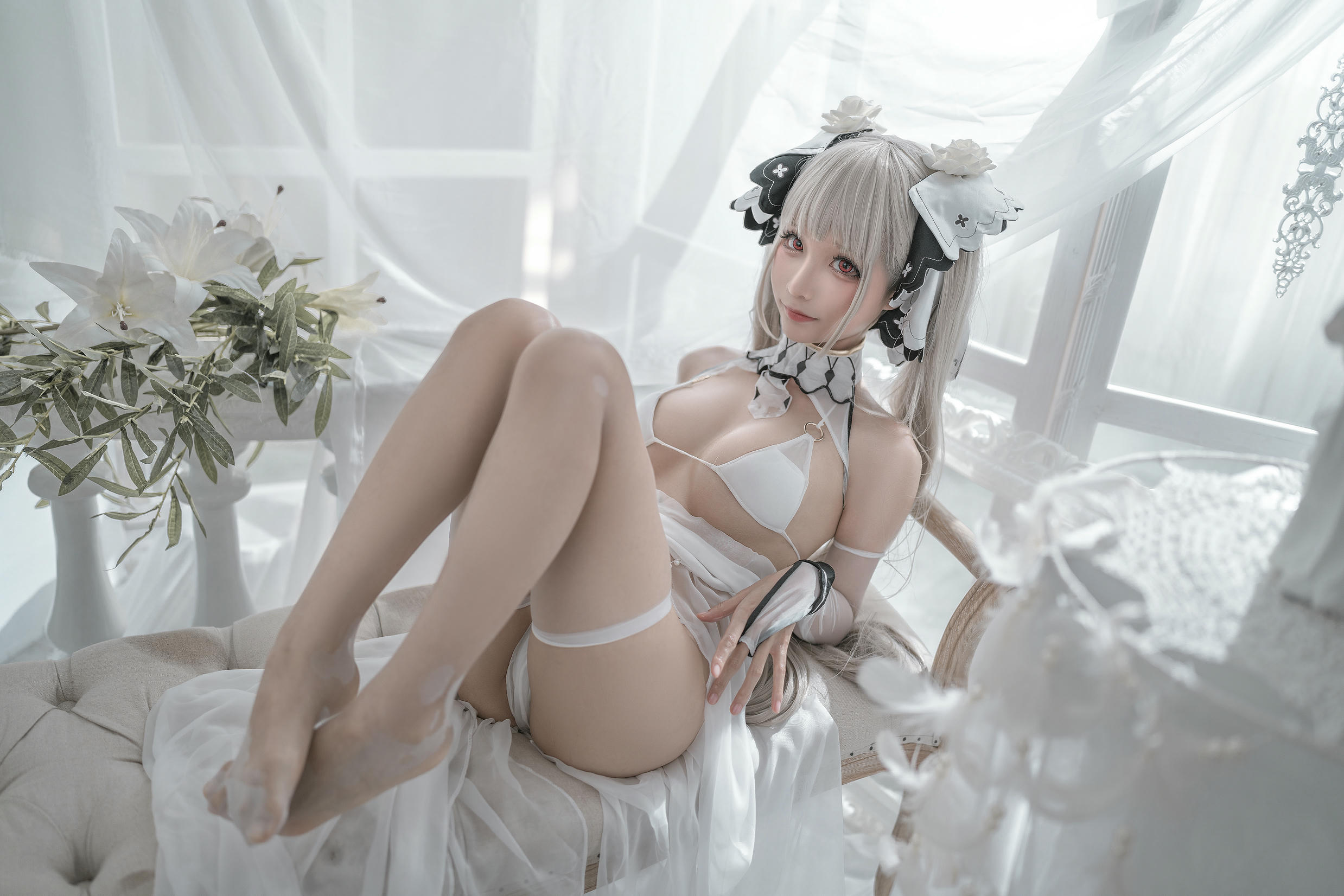 蠢沫沫 NO.131 可畏 婚纱[57P 574MB]_第2集