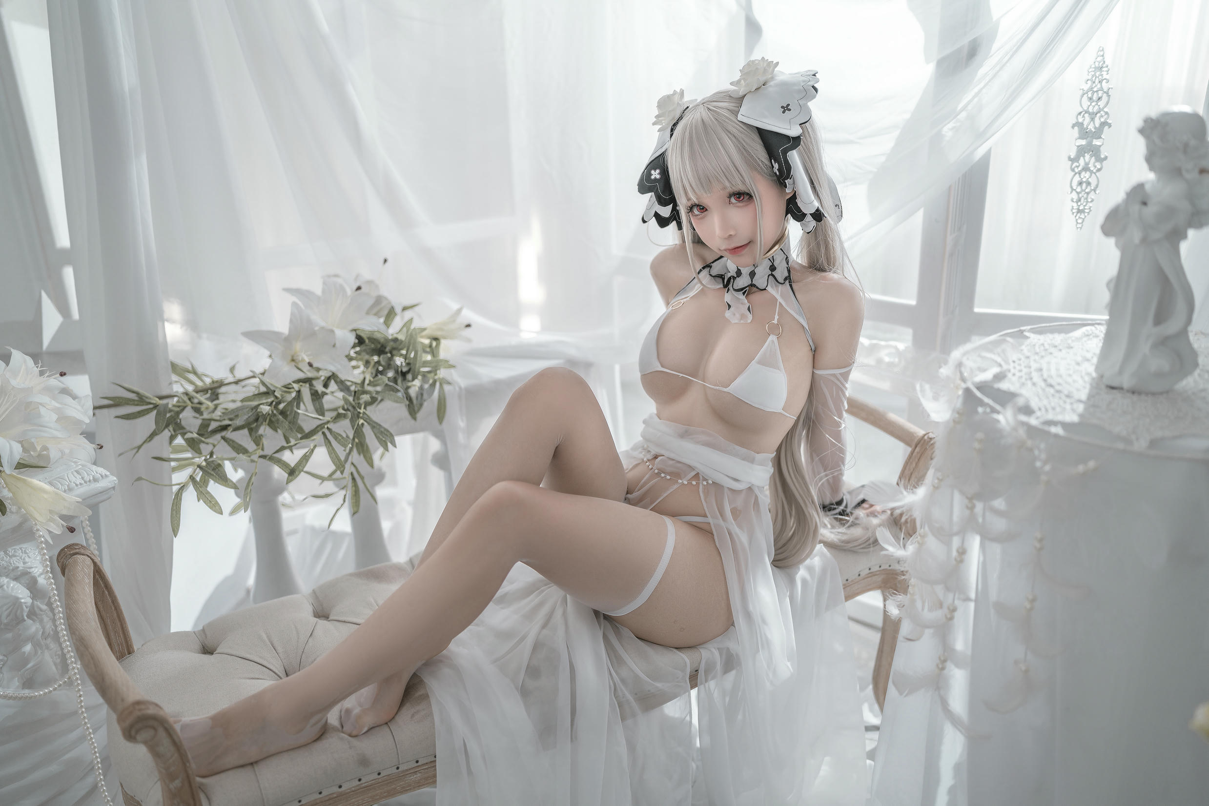 蠢沫沫 NO.131 可畏 婚纱[57P 574MB]_第2集