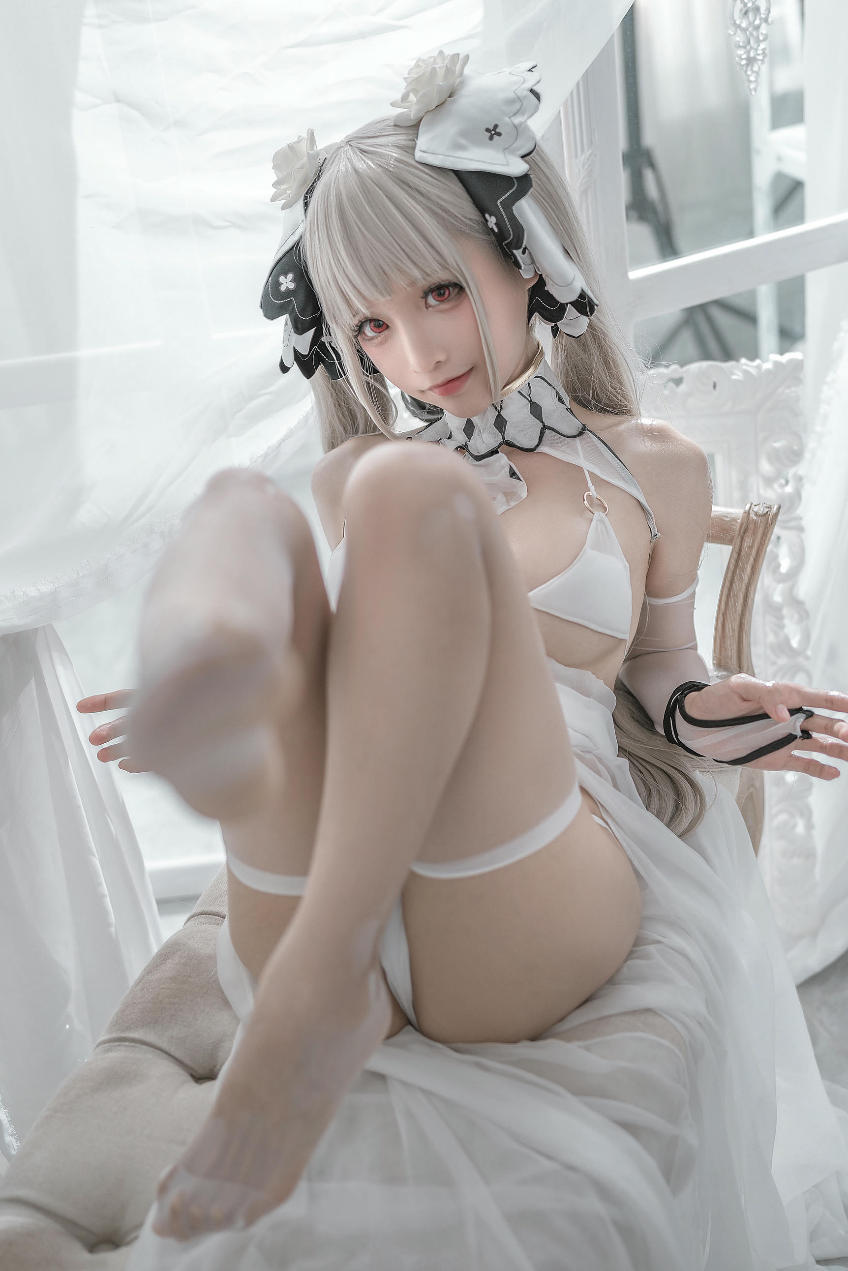 蠢沫沫 NO.131 可畏 婚纱[57P 574MB]_第2集