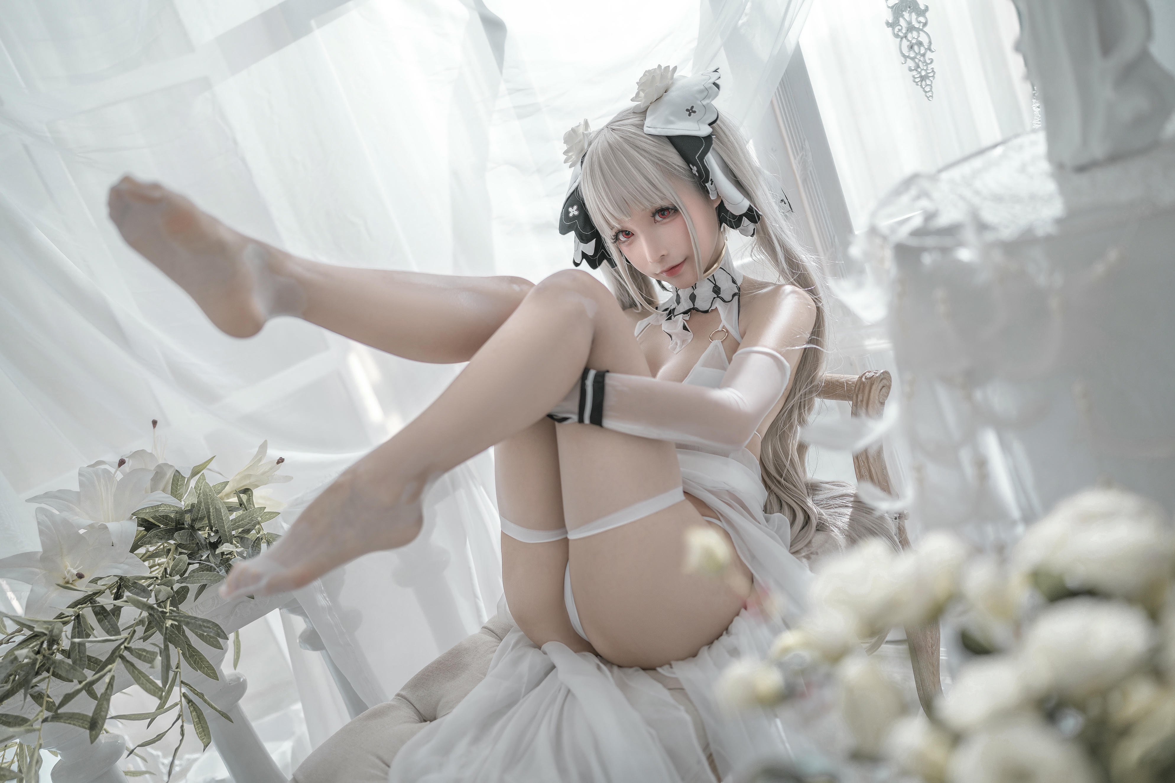蠢沫沫 NO.131 可畏 婚纱[57P 574MB]_第2集