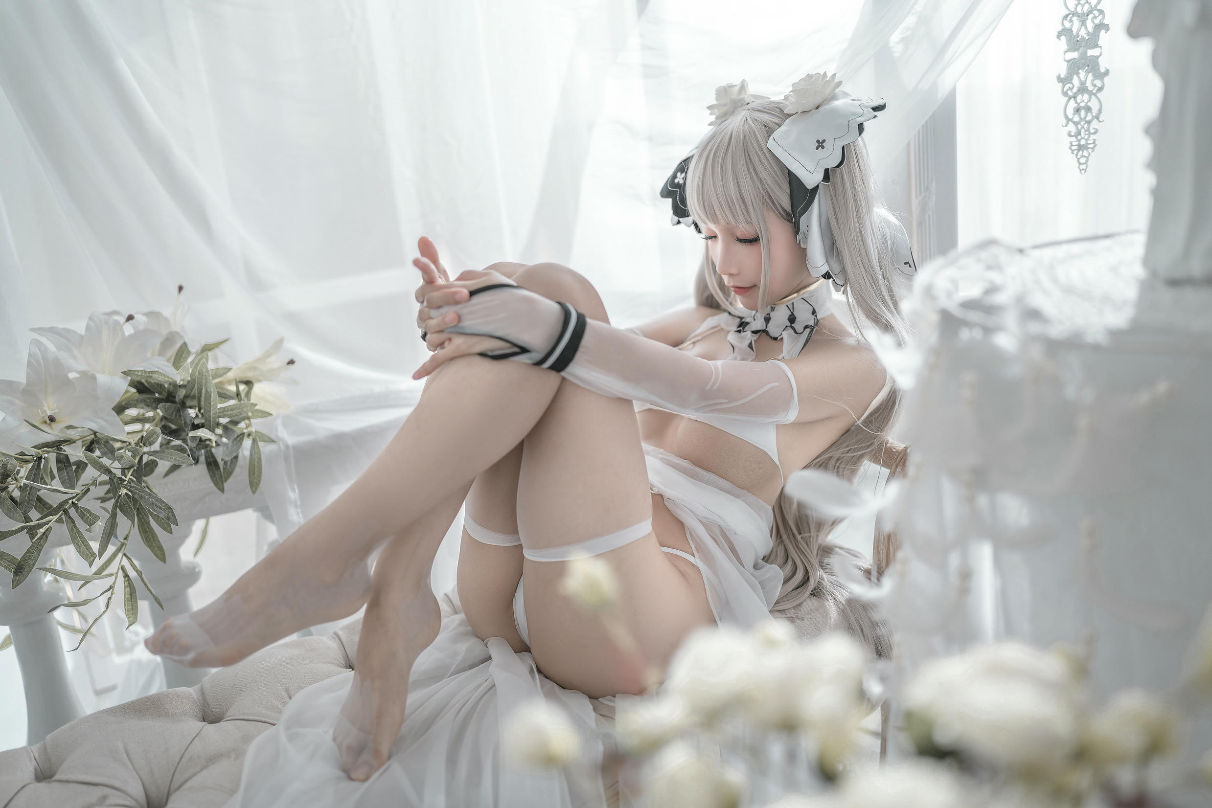 蠢沫沫 NO.131 可畏 婚纱[57P 574MB]_第2集