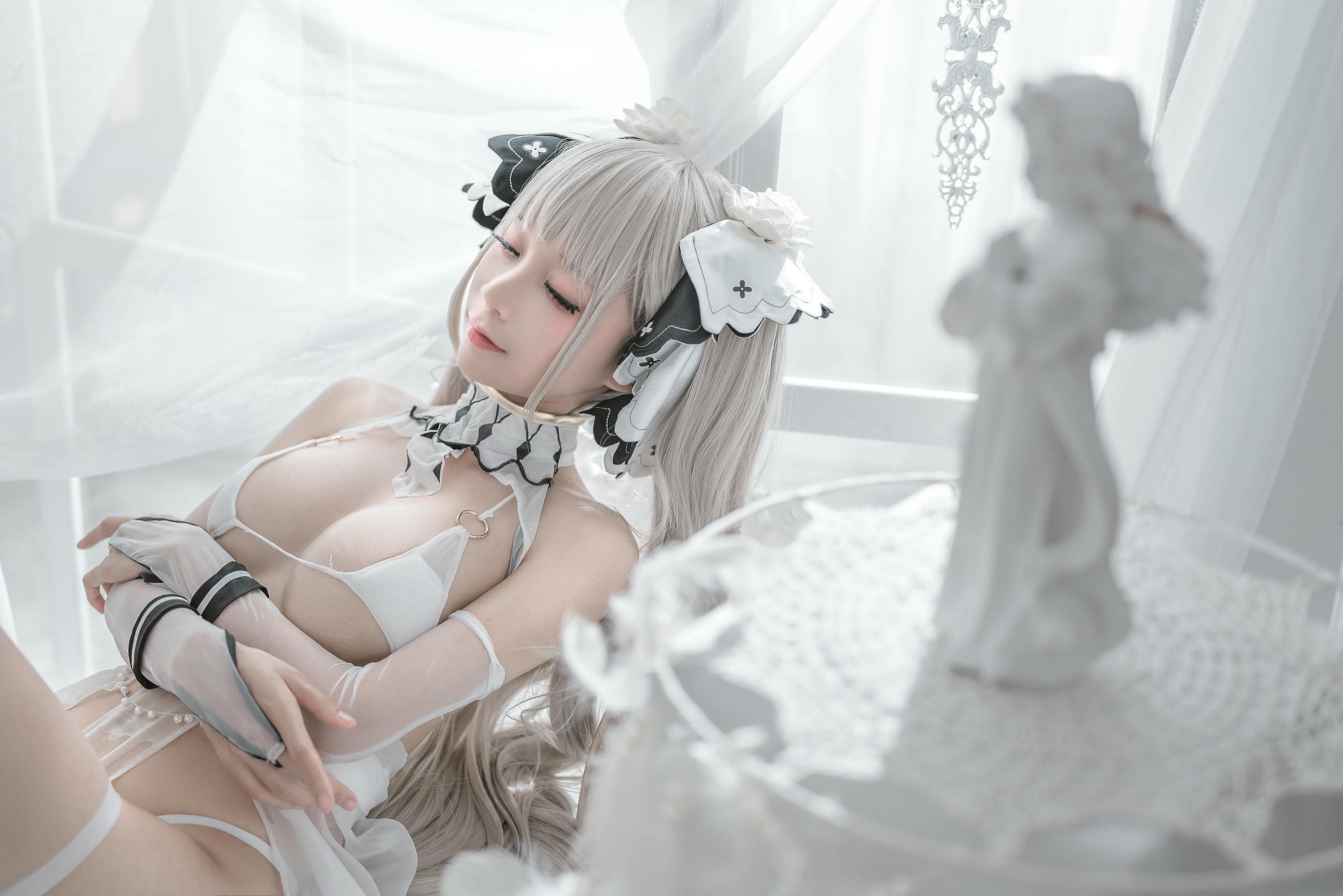 蠢沫沫 NO.131 可畏 婚纱[57P 574MB]_第2集