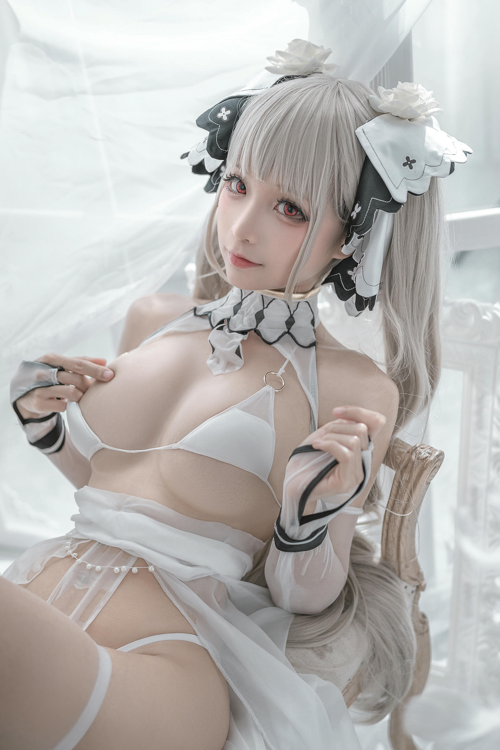蠢沫沫 NO.131 可畏 婚纱[57P 574MB]_第2集