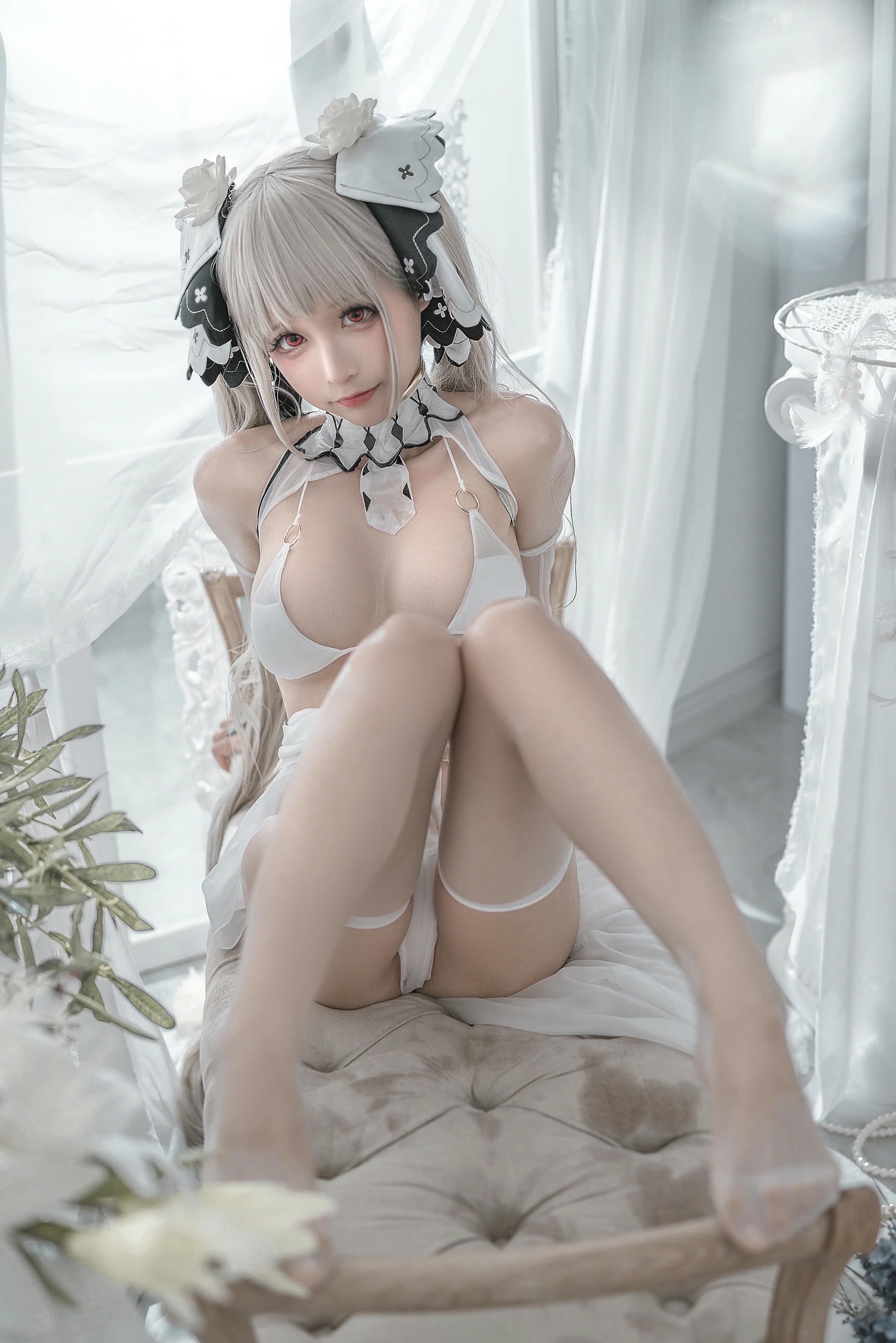 蠢沫沫 NO.131 可畏 婚纱[57P 574MB]_第3集