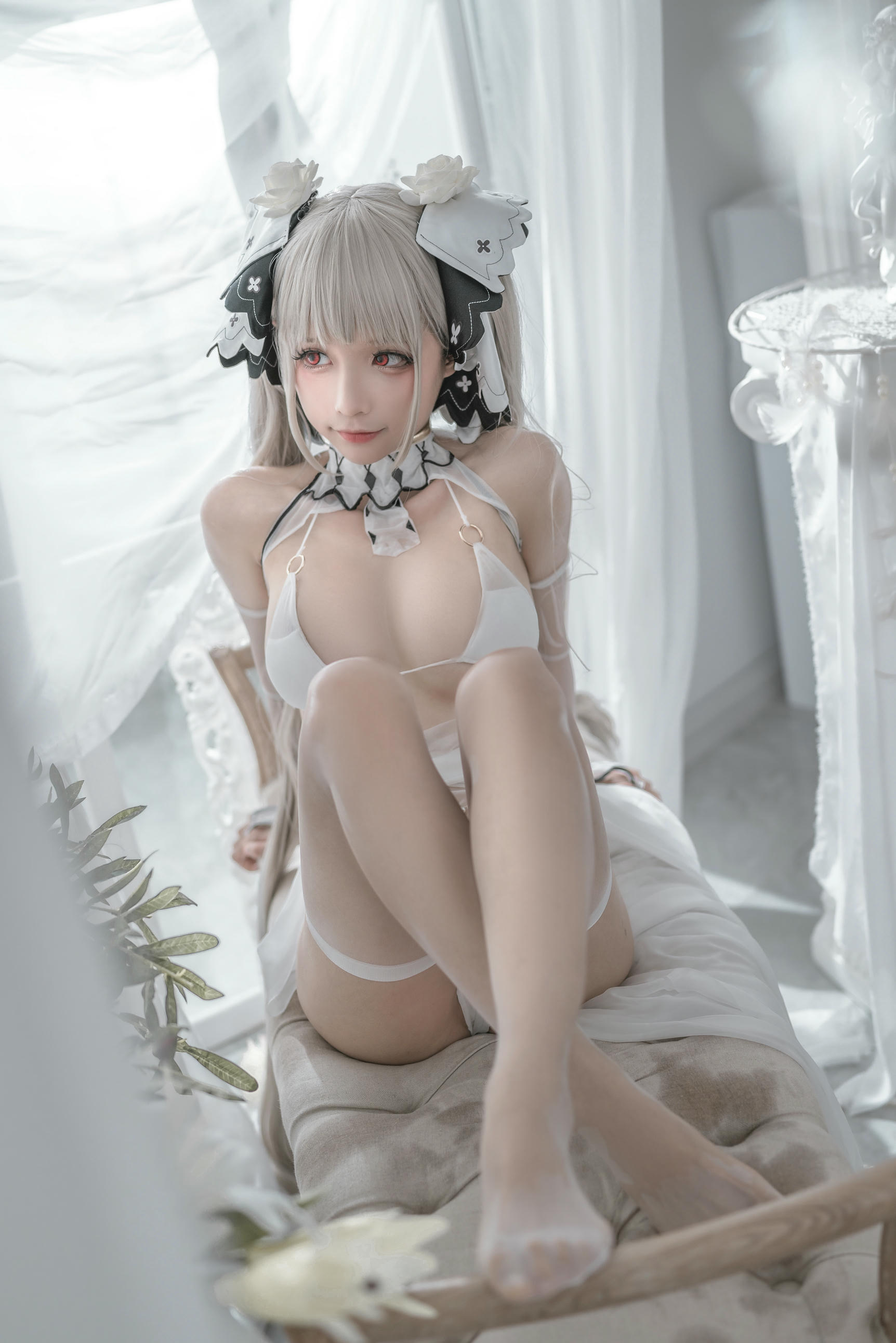 蠢沫沫 NO.131 可畏 婚纱[57P 574MB]_第3集