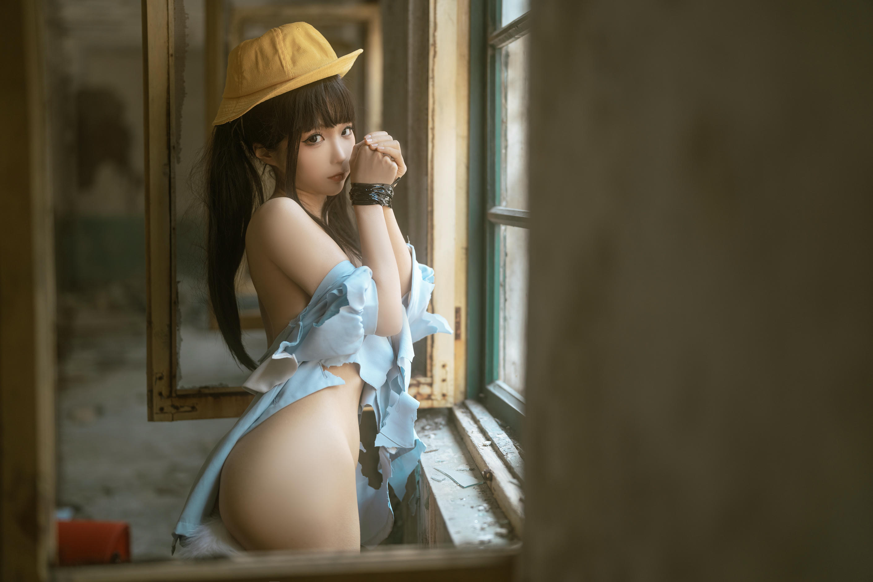 蠢沫沫 NO.154 小黄帽 绅士版 [156P-1.49G]_第8集