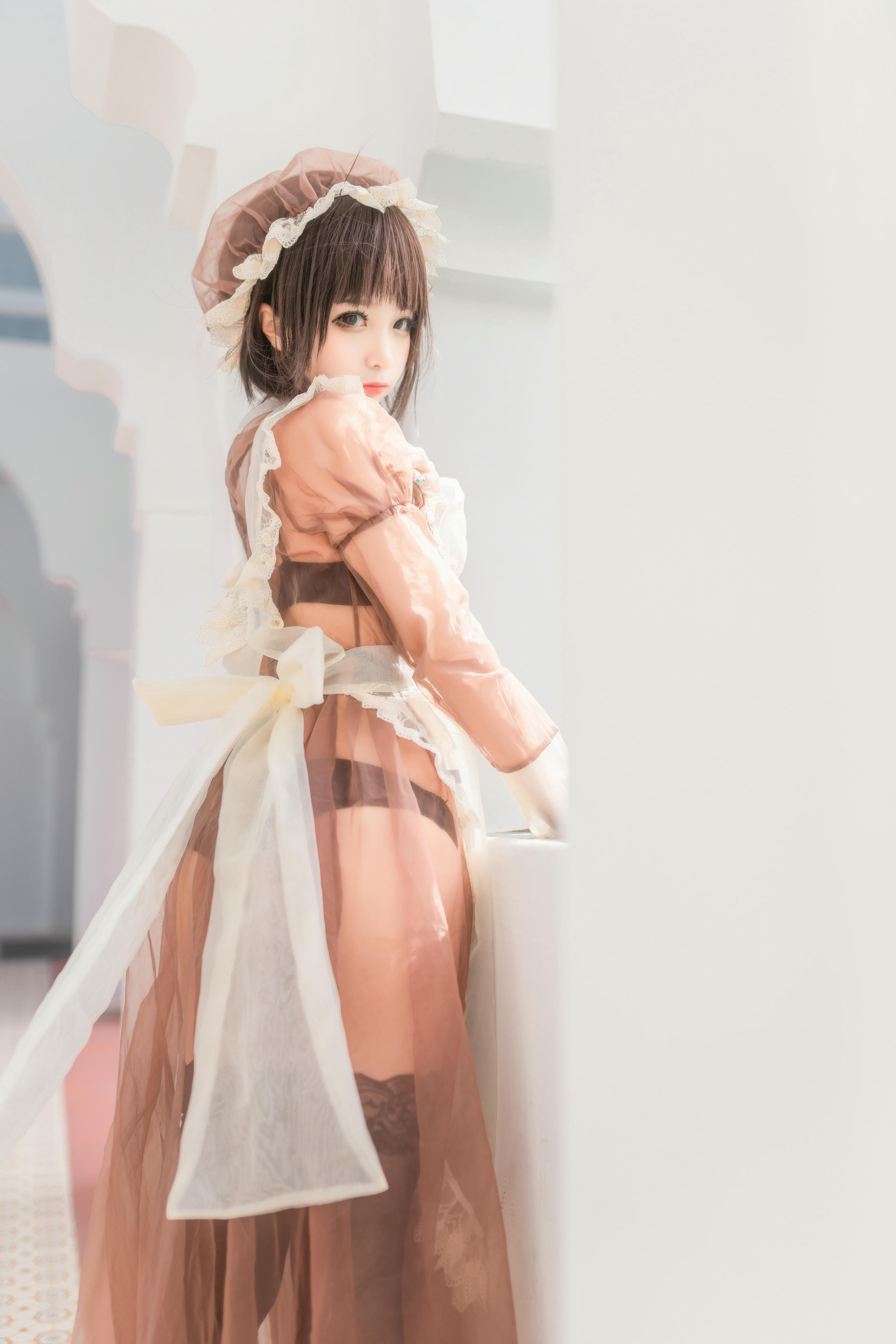蠢沫沫 NO.174 沫沫真爱版 纱-室外女仆 [40P-560MB]_第1集