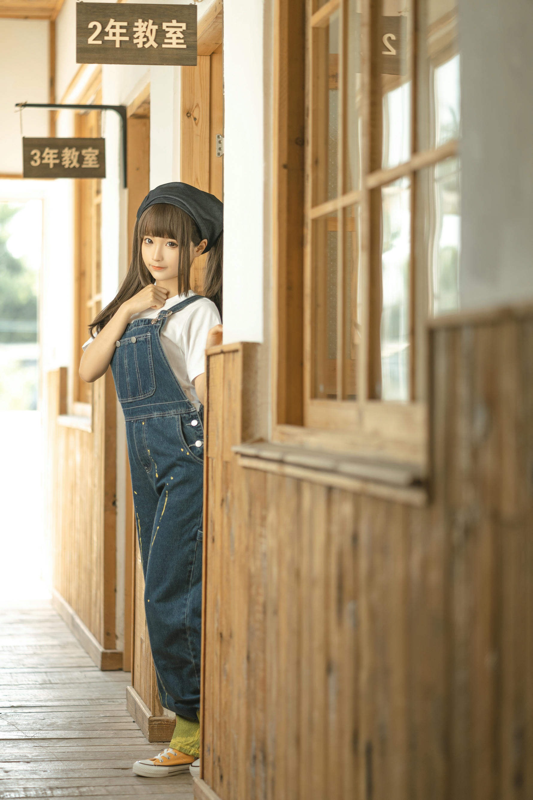 蠢沫沫 NO.182 画室背带裤 绅士版 [110P 1.08GB]_第1集