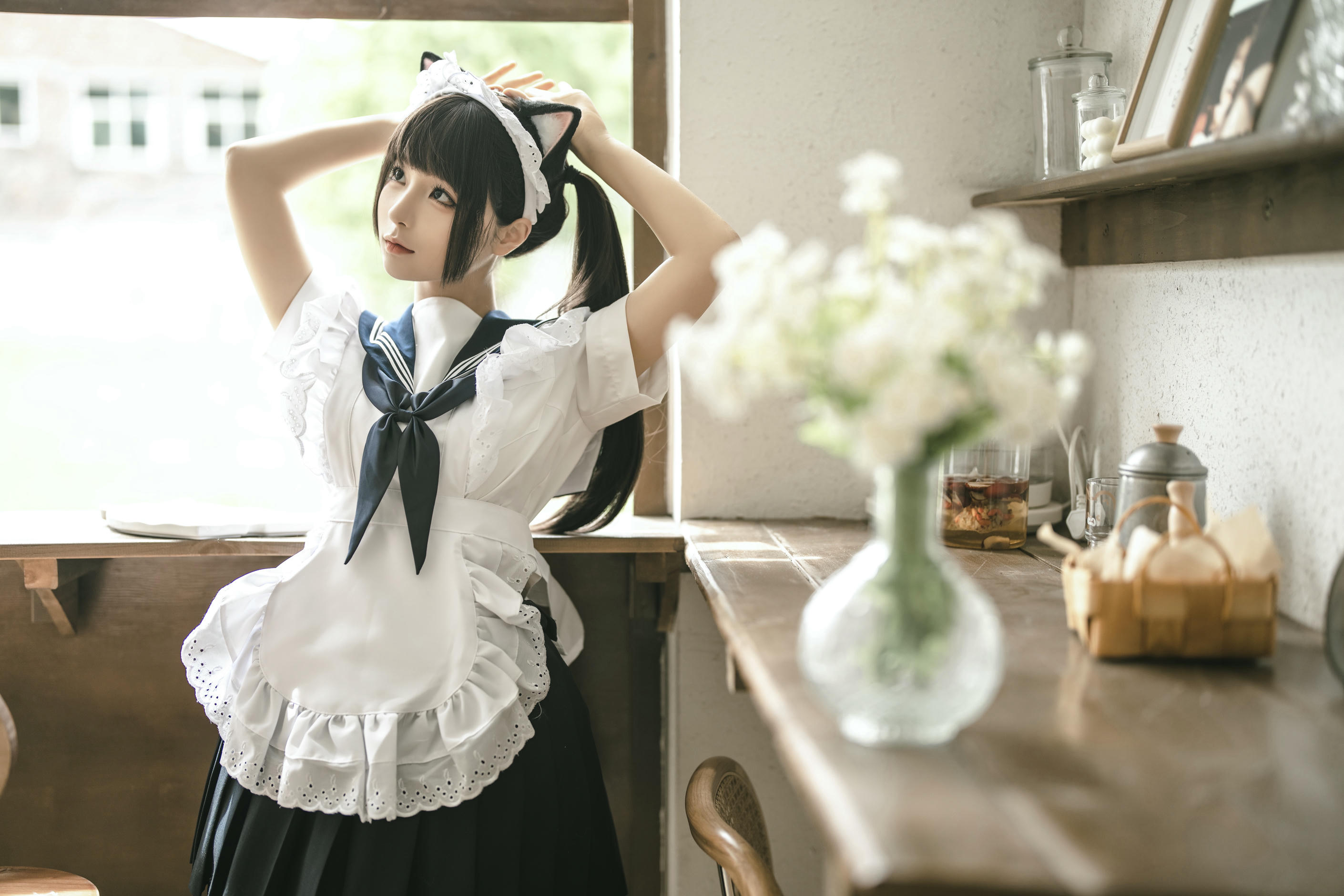 蠢沫沫 NO.222 猫猫女仆[23P-96M]_第1集