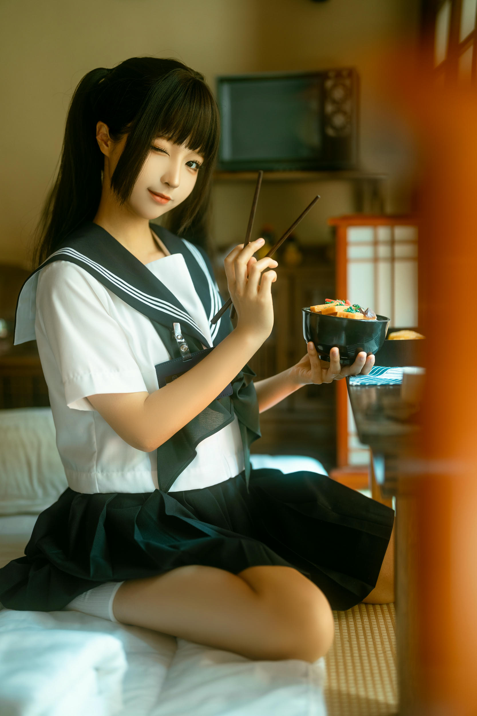 蠢沫沫 NO.253 居家学妹[22P-206M]_第1集