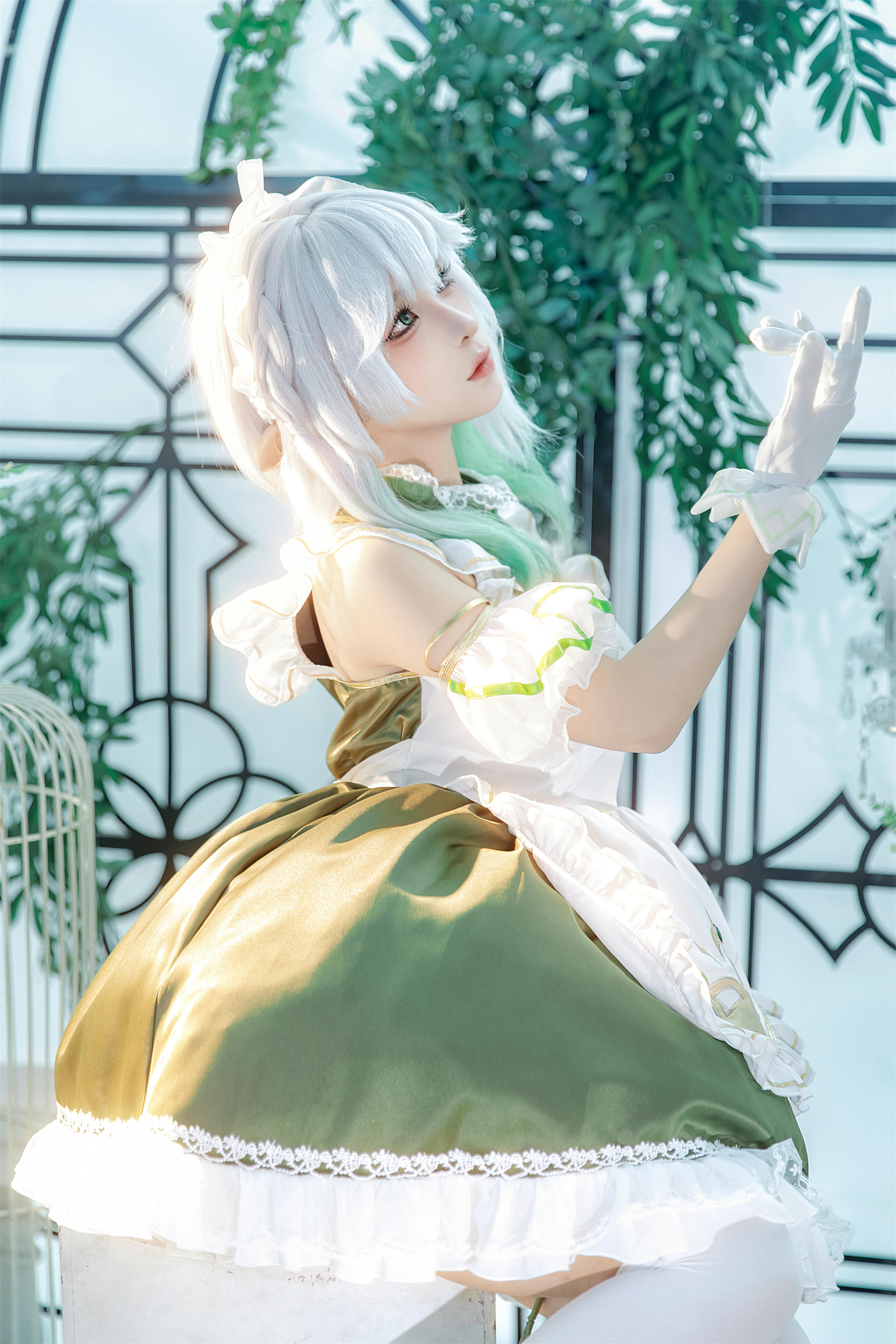 蠢沫沫 NO.287 三月T3赠品《草神女仆纳西妲》[15P 551MB]_第1集