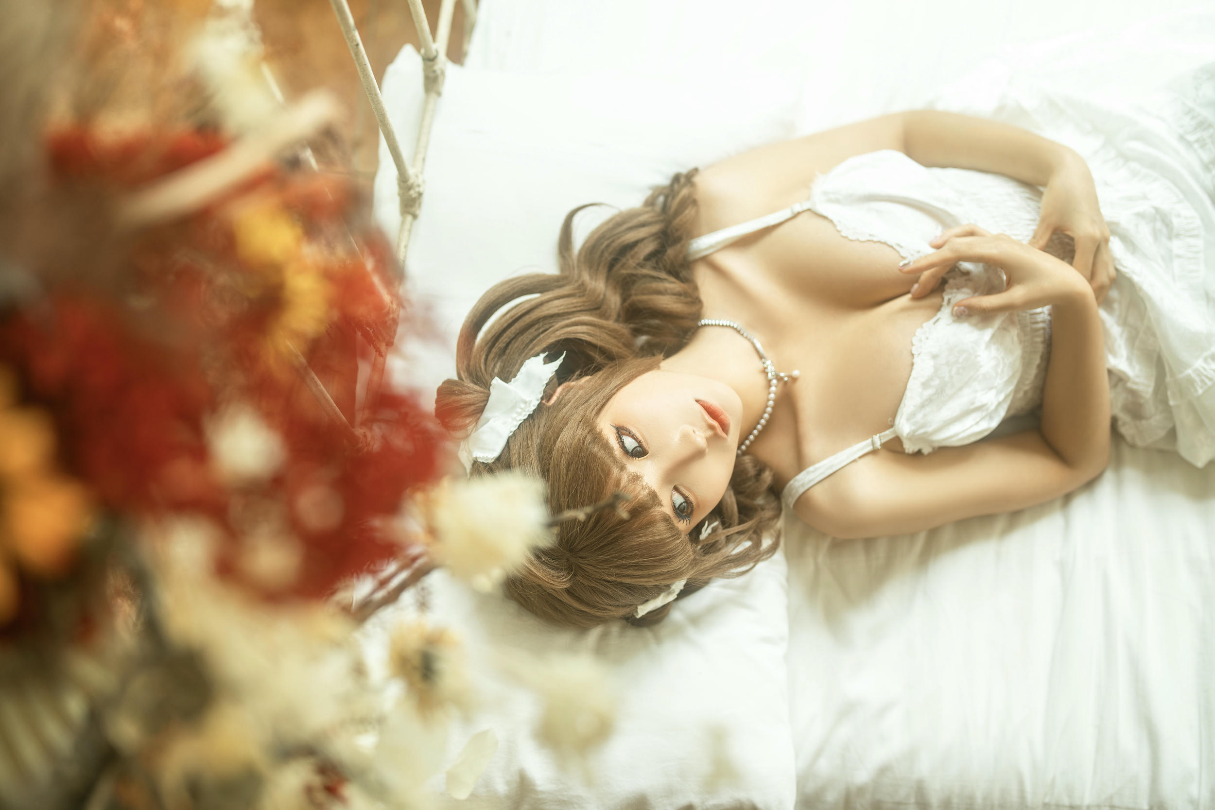 蠢沫沫 NO.292 三月T3赠品《花床》[34P 225MB]_第1集