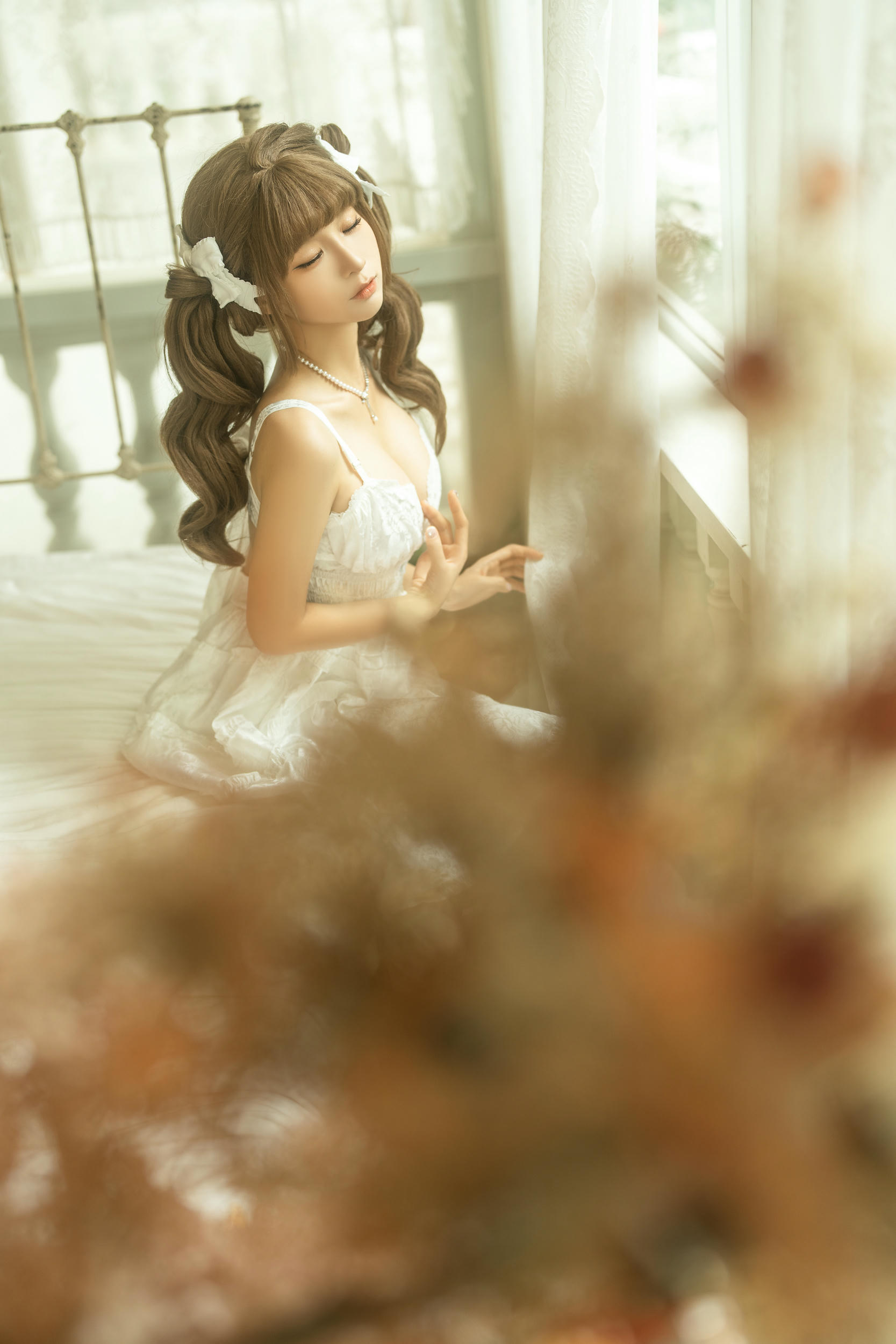 蠢沫沫 NO.292 三月T3赠品《花床》[34P 225MB]_第2集