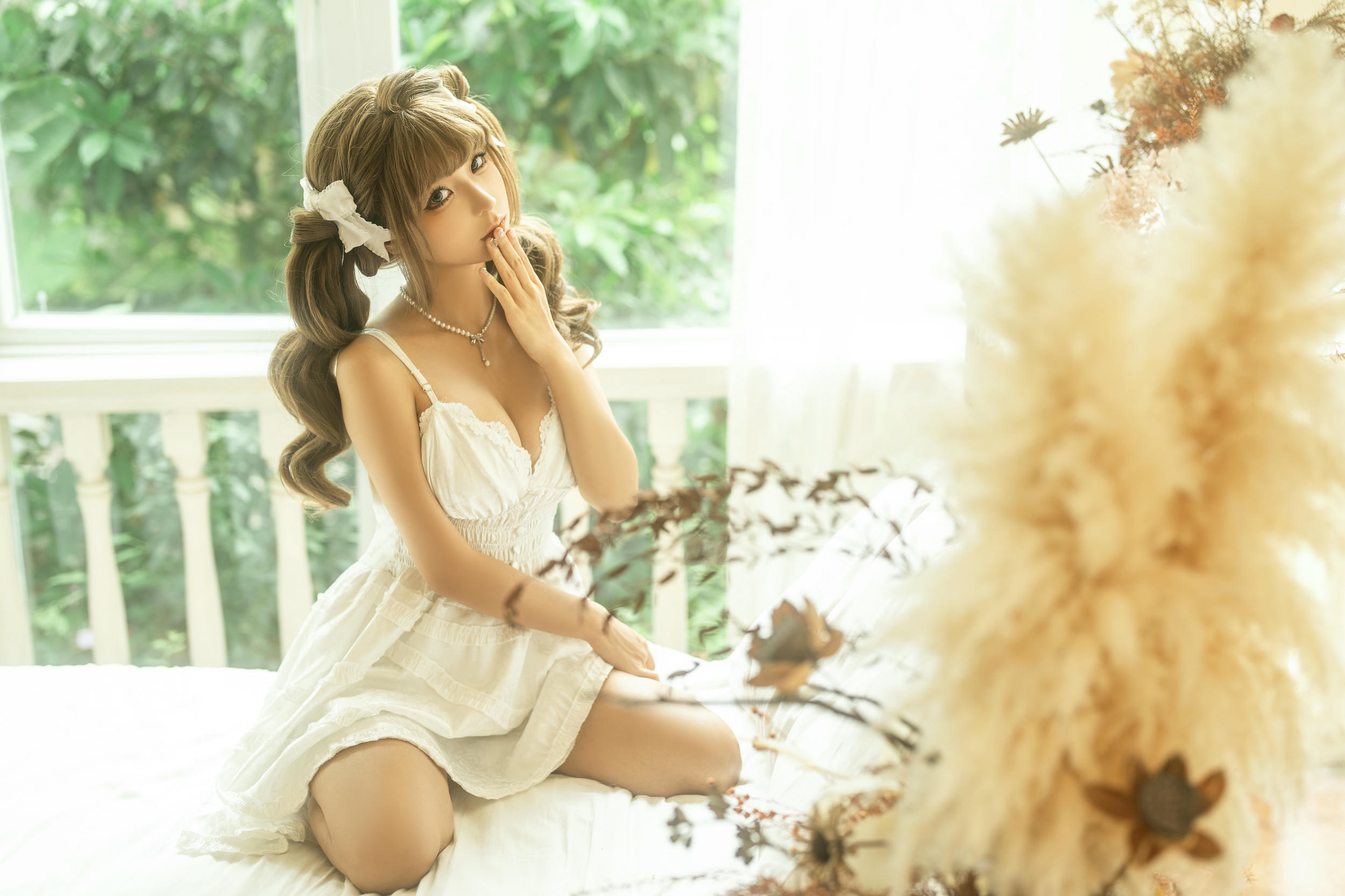蠢沫沫 NO.292 三月T3赠品《花床》[34P 225MB]_第1集