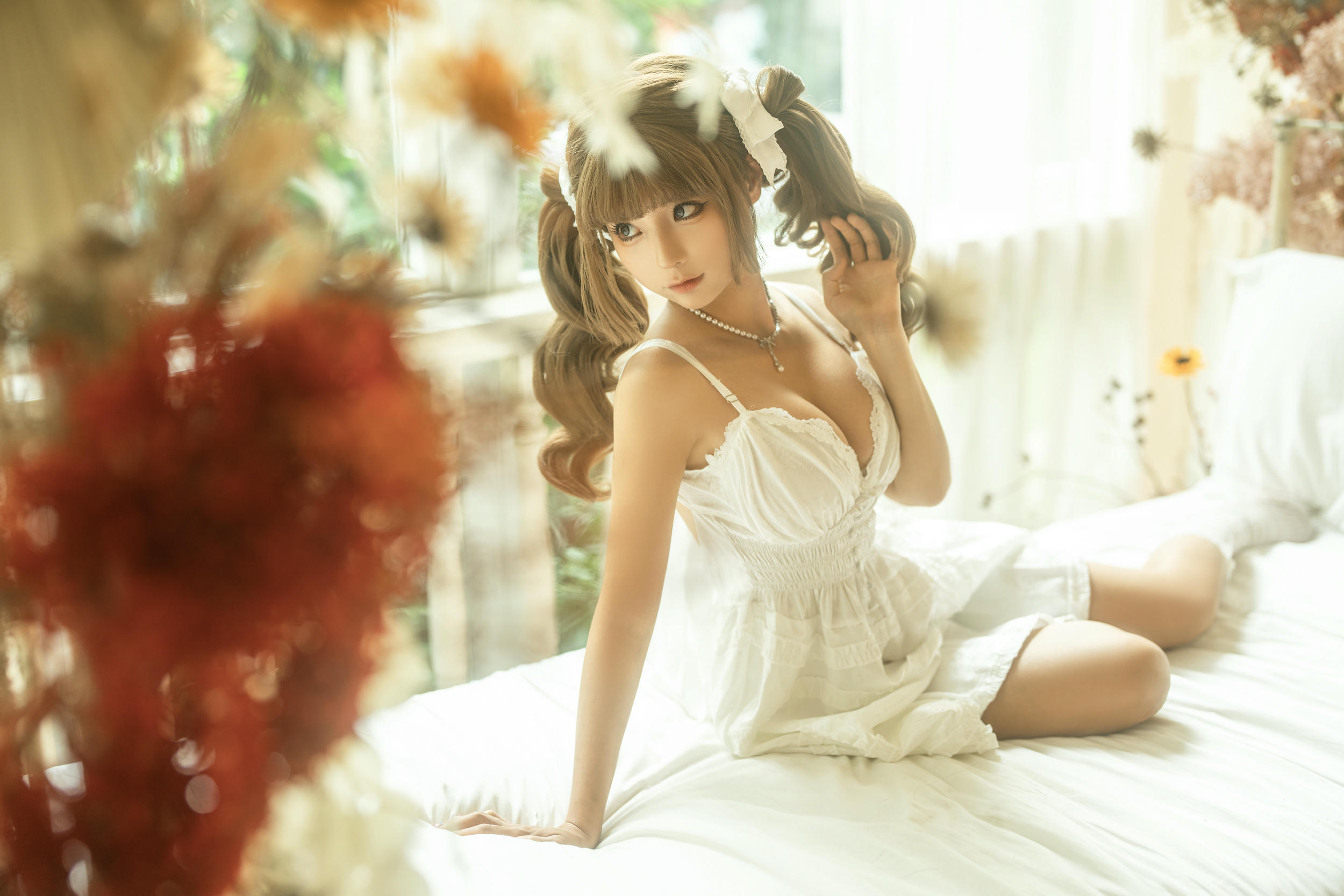 蠢沫沫 NO.292 三月T3赠品《花床》[34P 225MB]_第1集