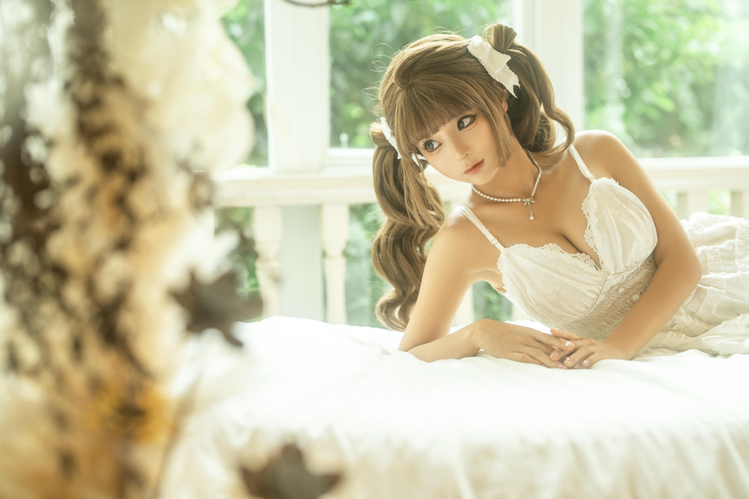 蠢沫沫 NO.292 三月T3赠品《花床》[34P 225MB]_第1集