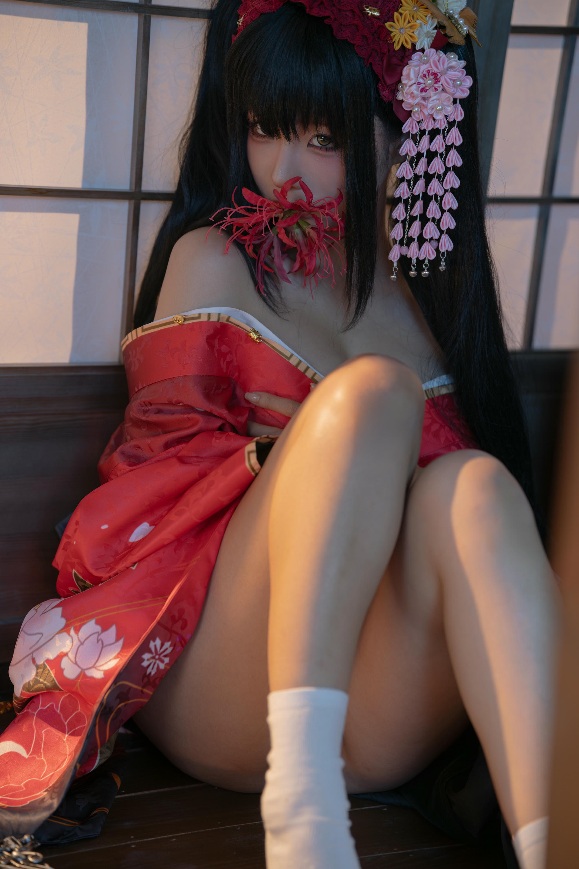 蠢沫沫 NO.310 狂三和服cos [261P9V-2.40GB]-狂三 正片 [147P-1.25GB]_第2集
