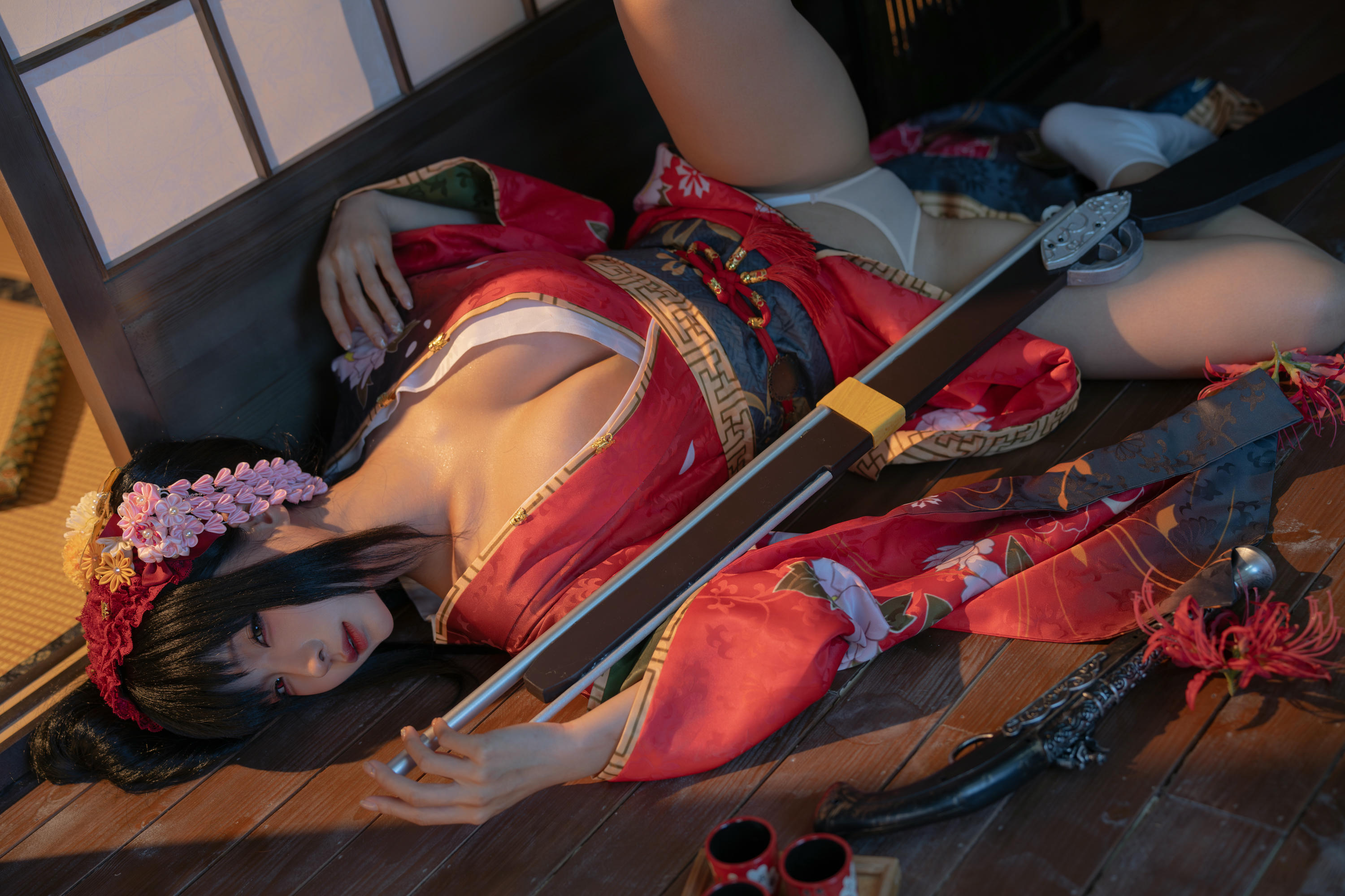 蠢沫沫 NO.310 狂三和服cos [261P9V-2.40GB]-狂三 正片 [147P-1.25GB]_第2集