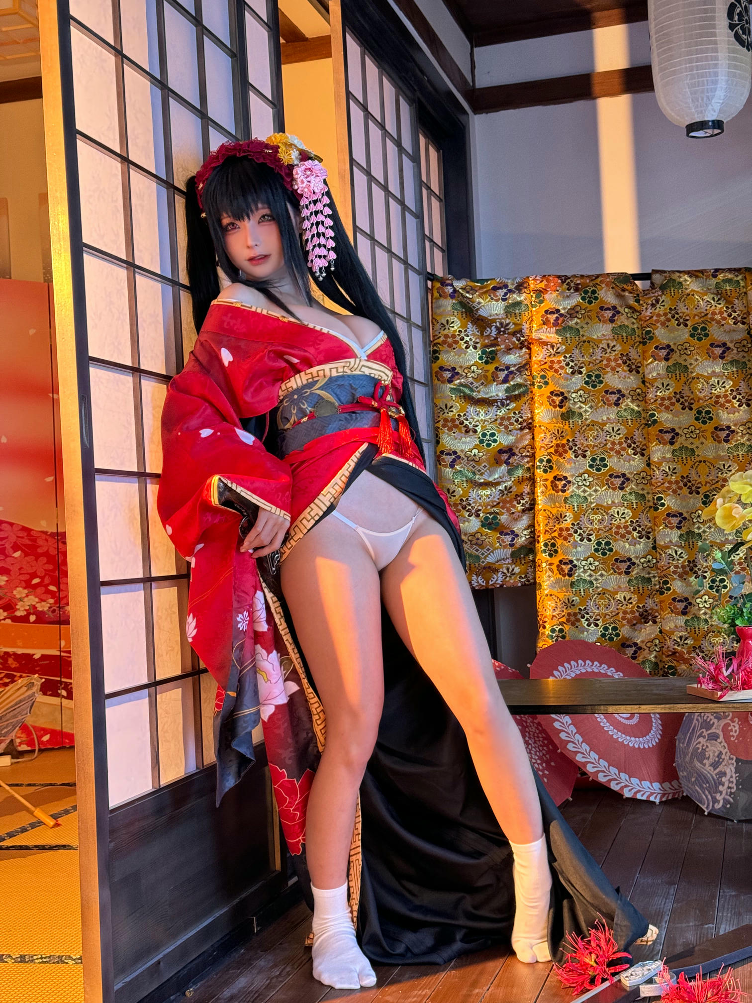 蠢沫沫 NO.310 狂三和服cos [261P9V-2.40GB]-狂三 花絮 [114P5V-582MB]_第1集