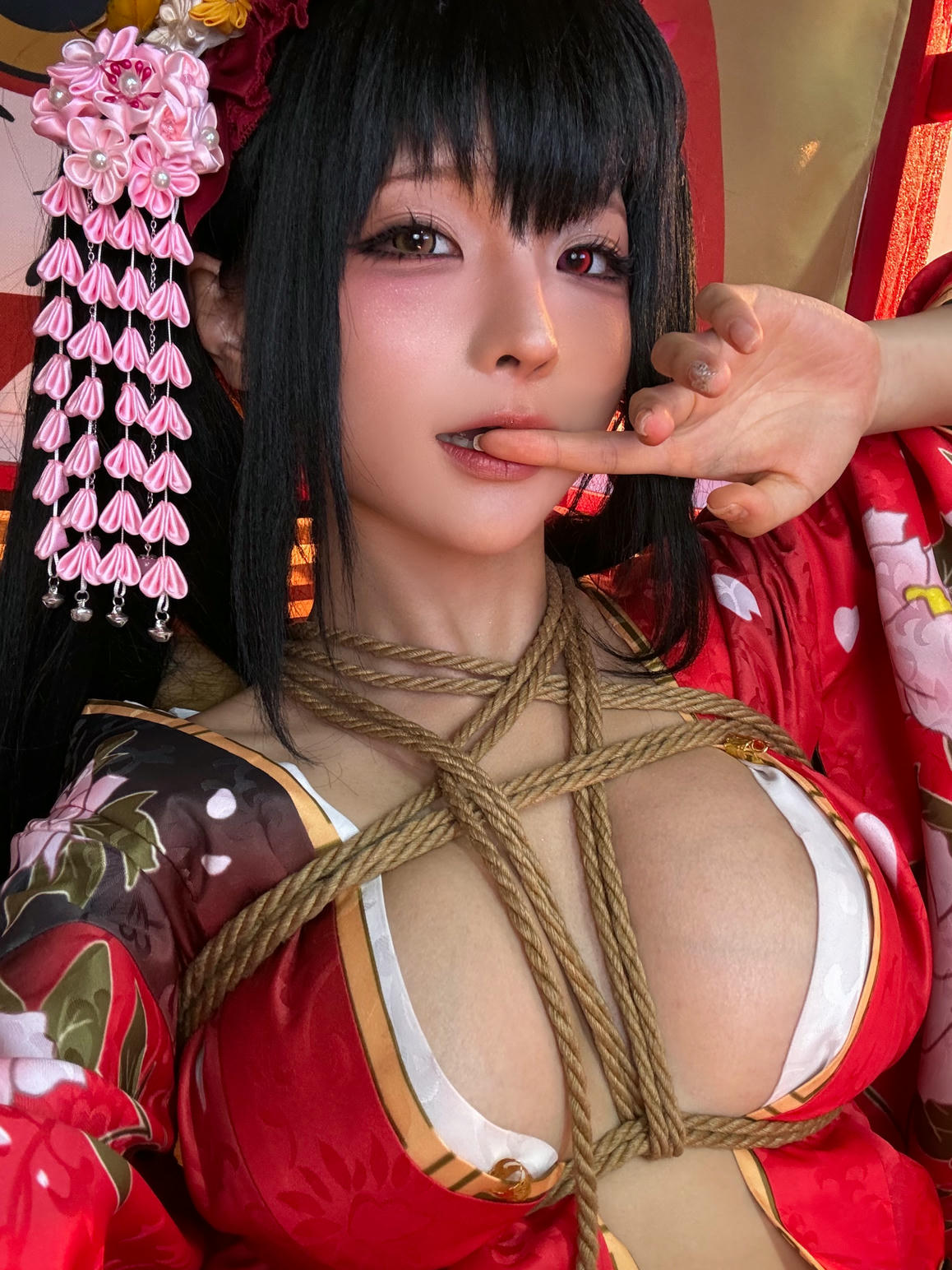 蠢沫沫 NO.310 狂三和服cos [261P9V-2.40GB]-狂三 花絮 [114P5V-582MB]_第1集