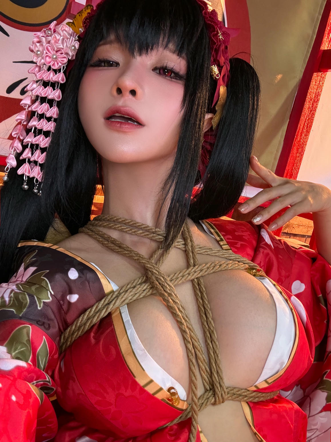 蠢沫沫 NO.310 狂三和服cos [261P9V-2.40GB]-狂三 花絮 [114P5V-582MB]_第1集