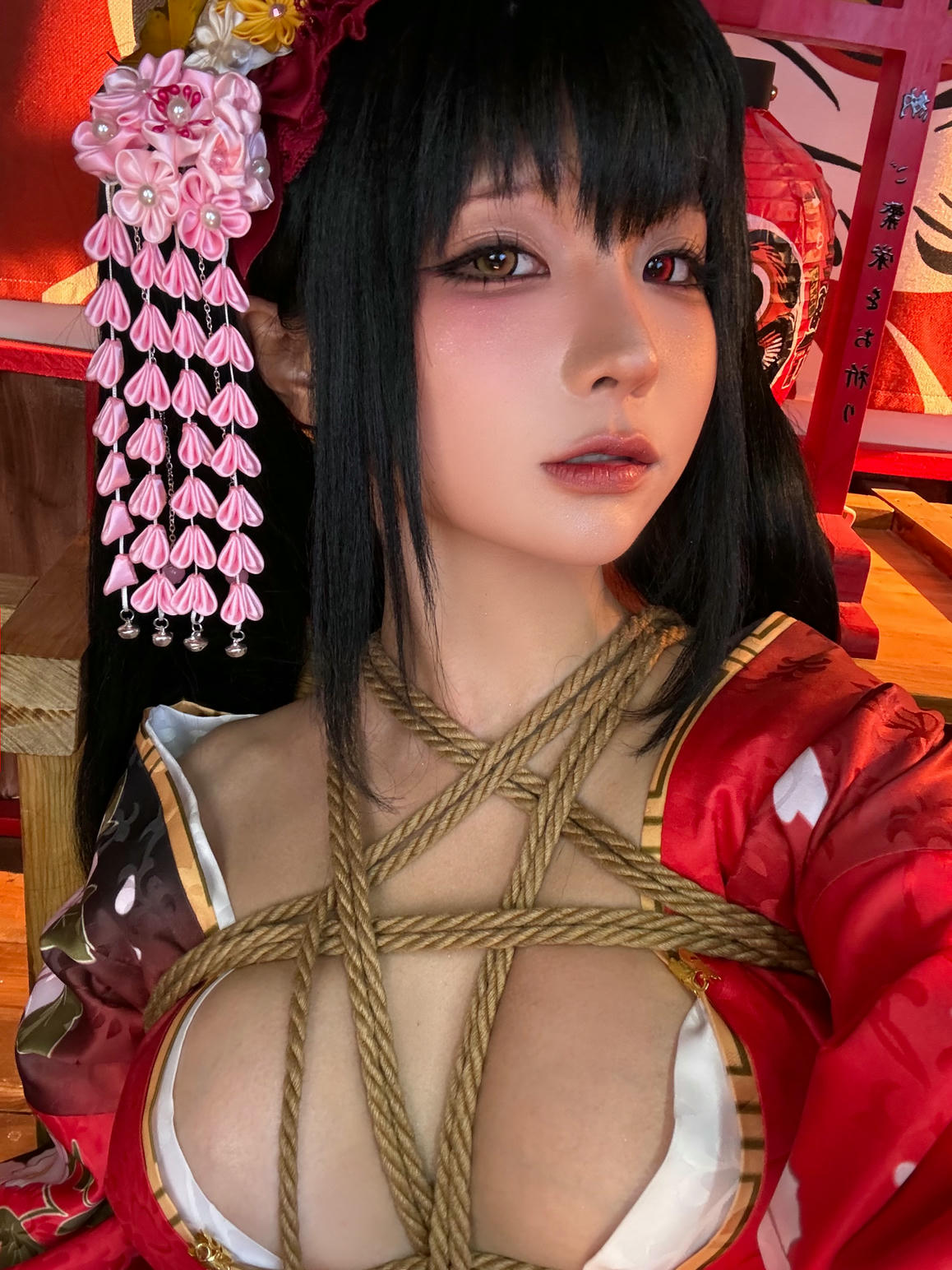 蠢沫沫 NO.310 狂三和服cos [261P9V-2.40GB]-狂三 花絮 [114P5V-582MB]_第1集