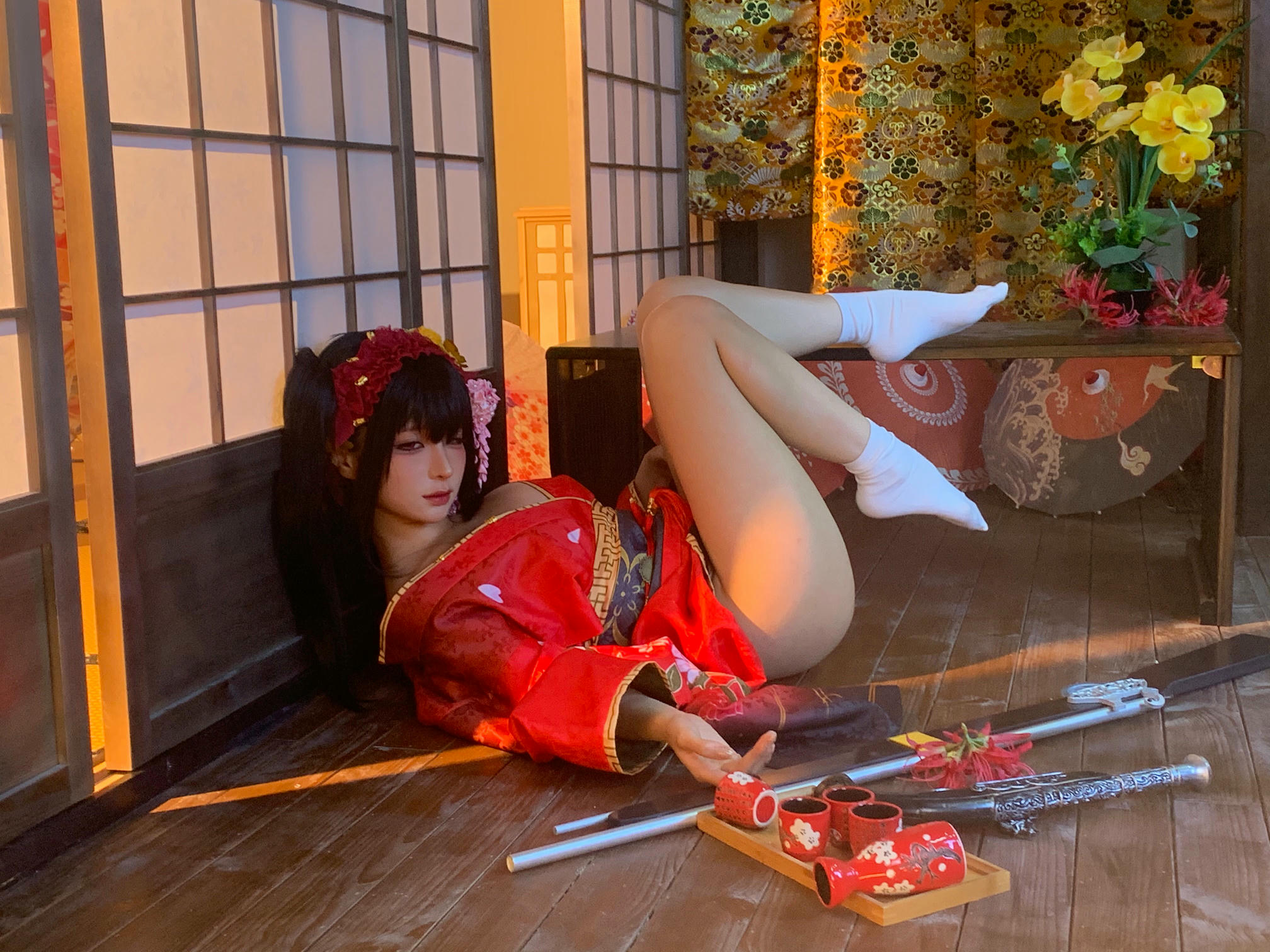 蠢沫沫 NO.310 狂三和服cos [261P9V-2.40GB]-狂三 花絮 [114P5V-582MB]_第3集