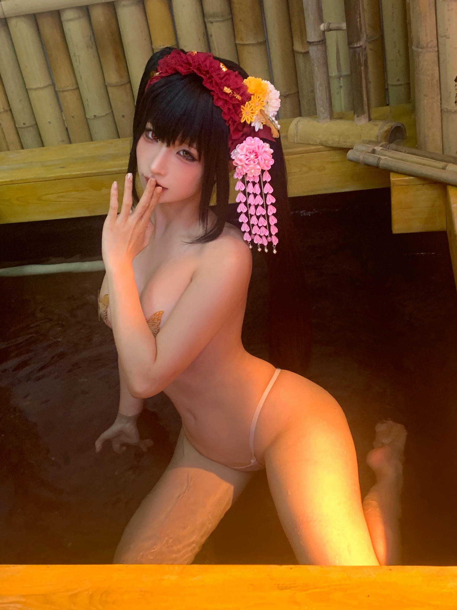 蠢沫沫 NO.310 狂三和服cos [261P9V-2.40GB]-狂三 花絮 [114P5V-582MB]_第5集