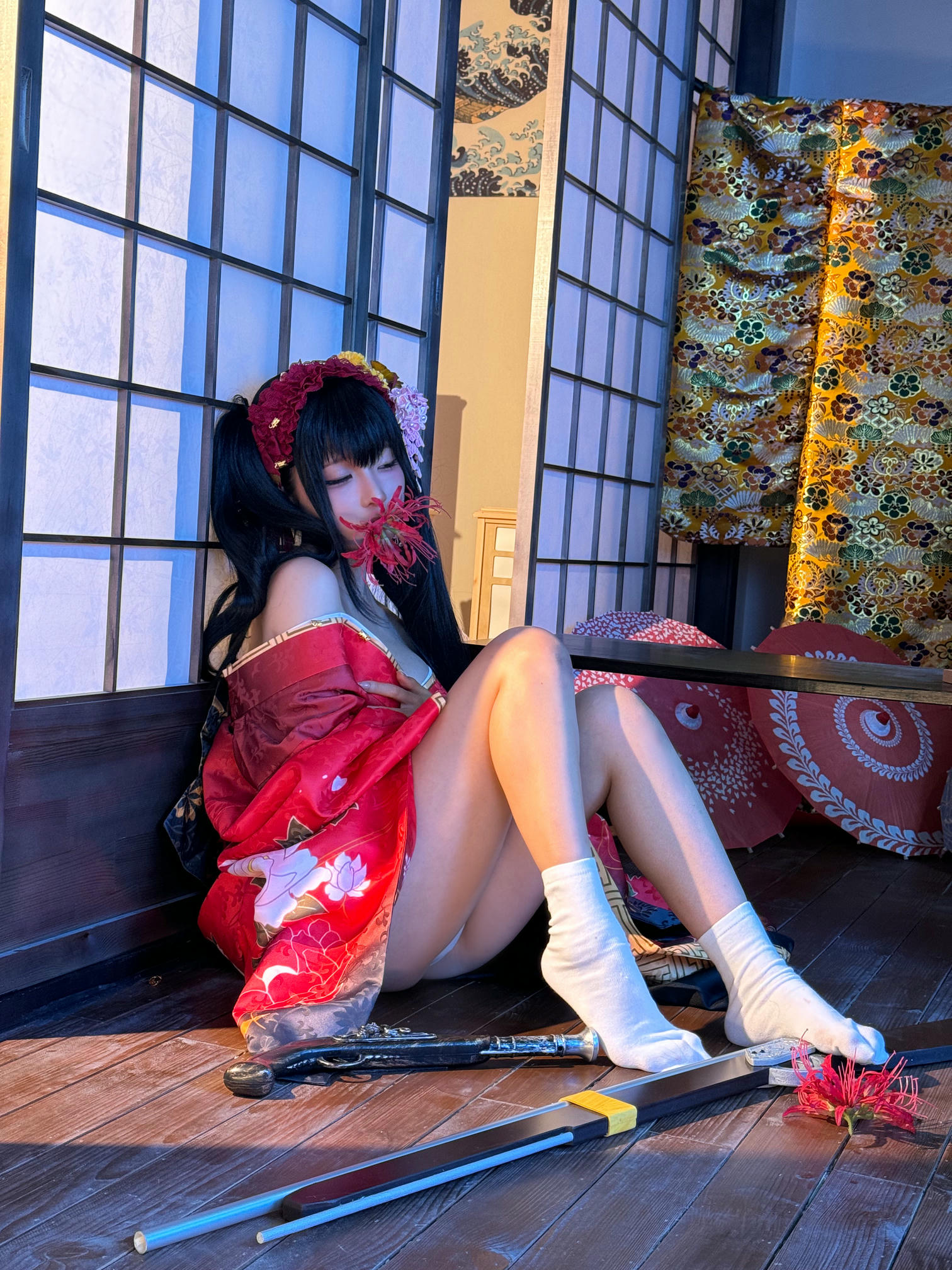 蠢沫沫 NO.310 狂三和服cos [261P9V-2.40GB]-狂三 花絮 [114P5V-582MB]_第1集